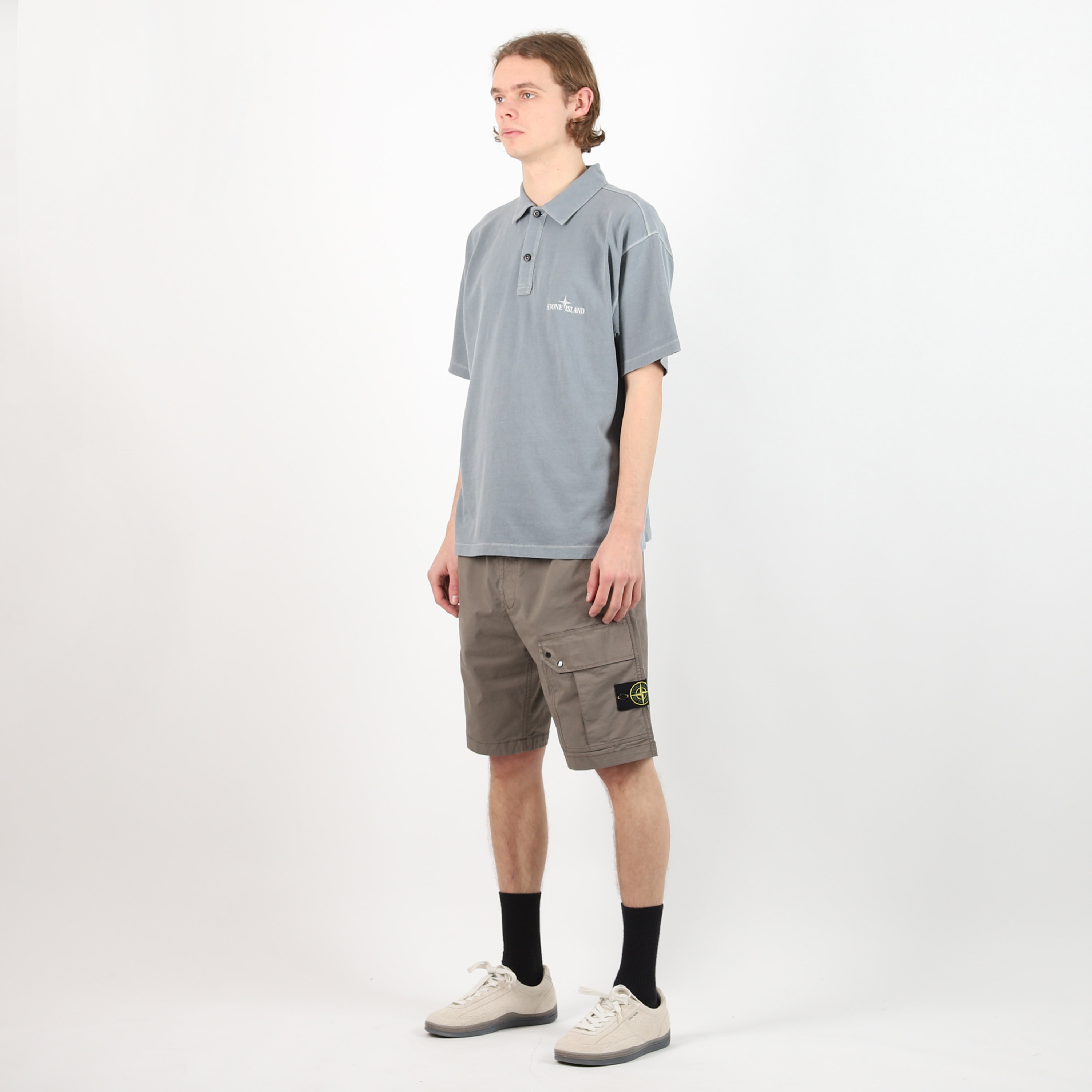 21258 Polo Shirt - Grey Green product photo