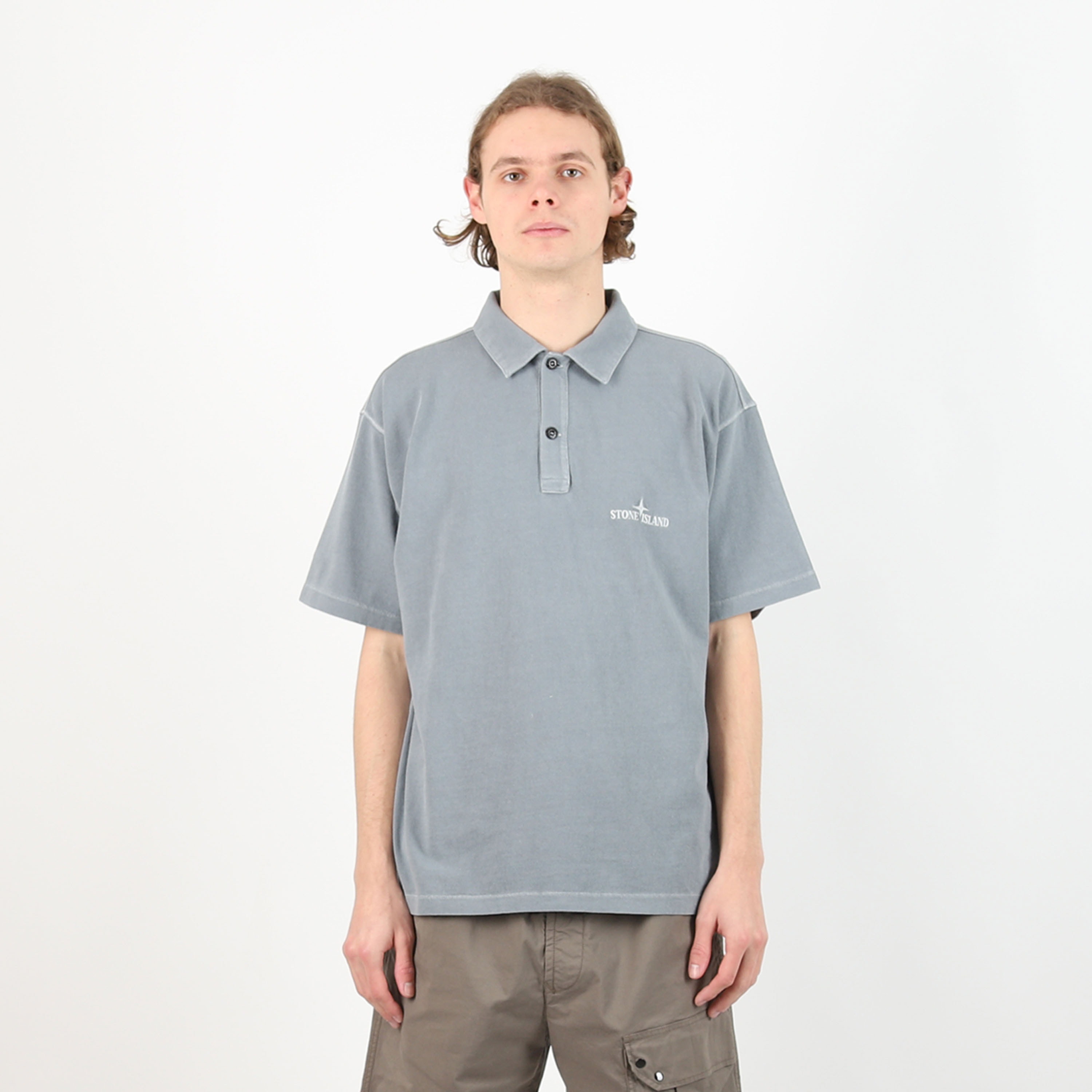 21258 Polo Shirt - Grey Green product photo