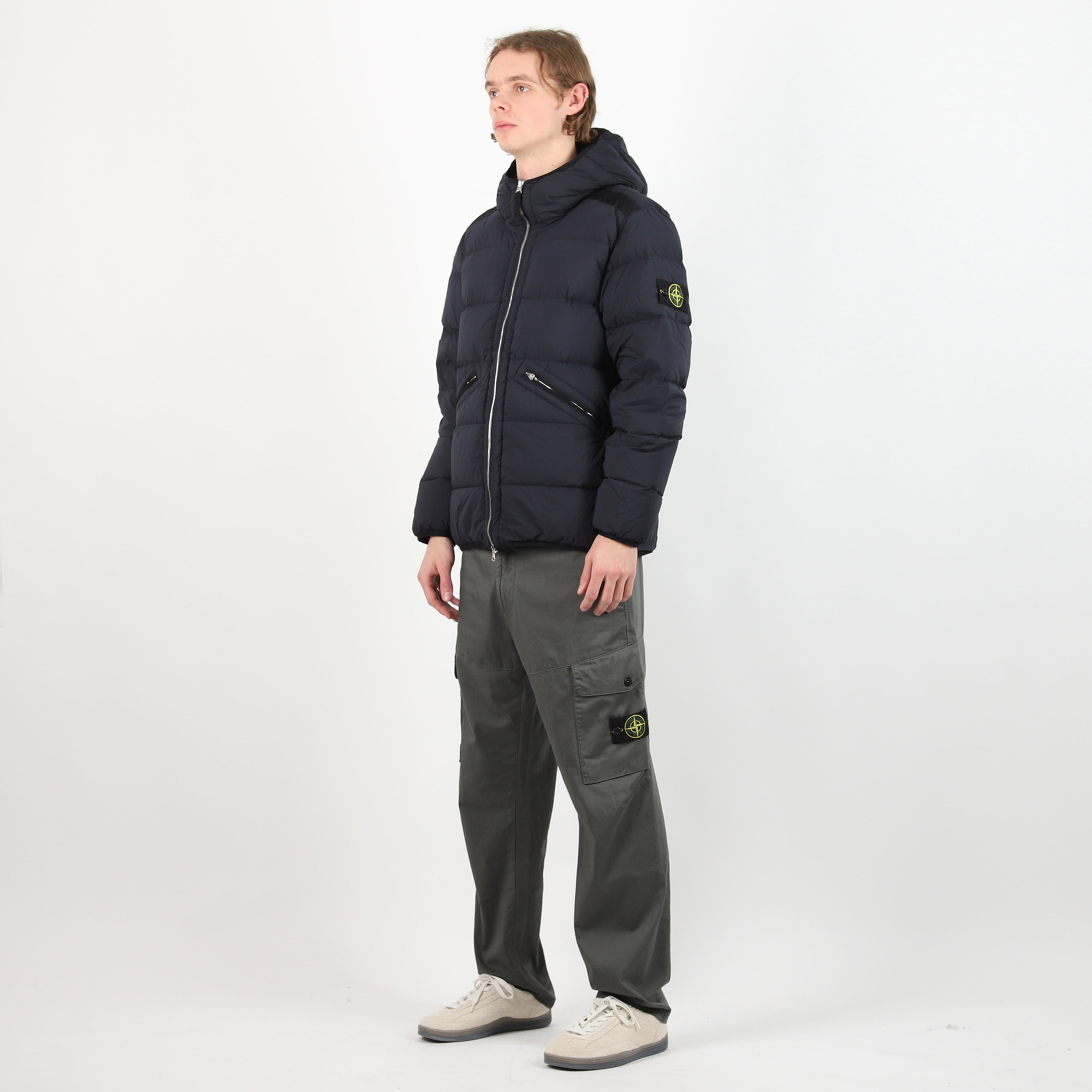 43128 Real Down Jacket - Navy Blue product photo