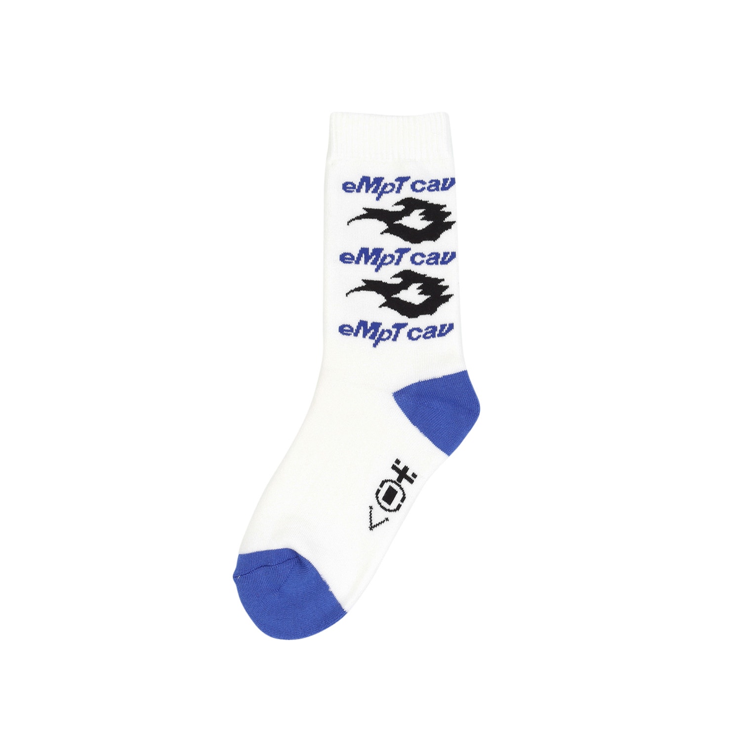 eMpT cav Fire Socks - White product photo