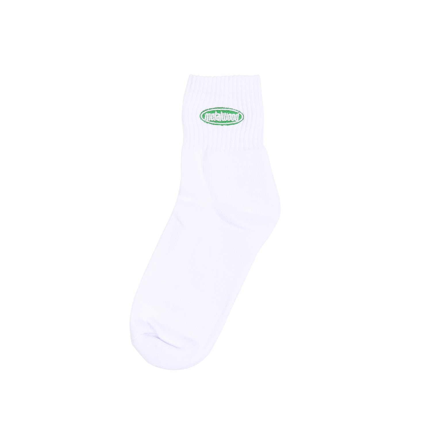Oval Logo Quarter Sock - White product photo