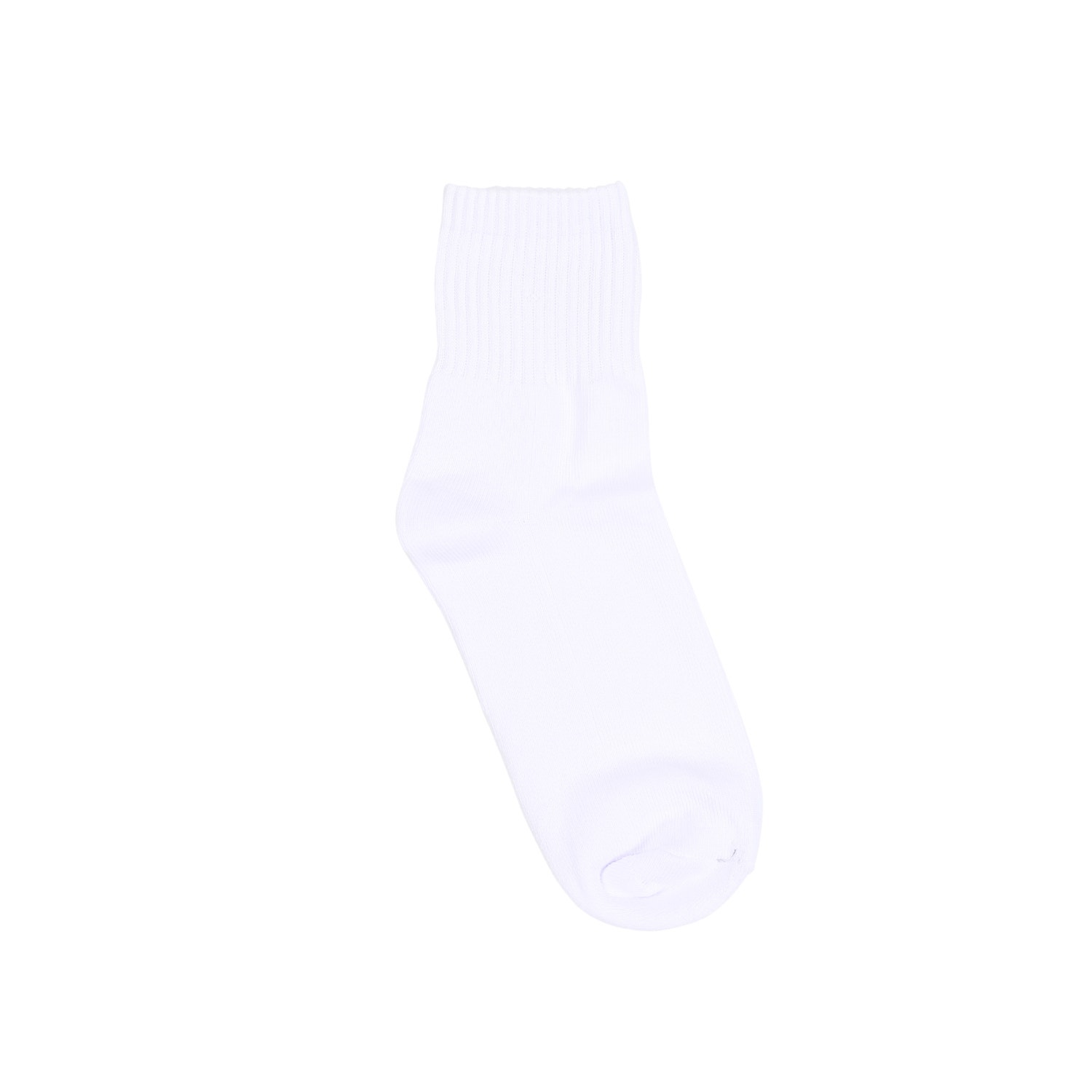 Oval Logo Quarter Sock - White product photo