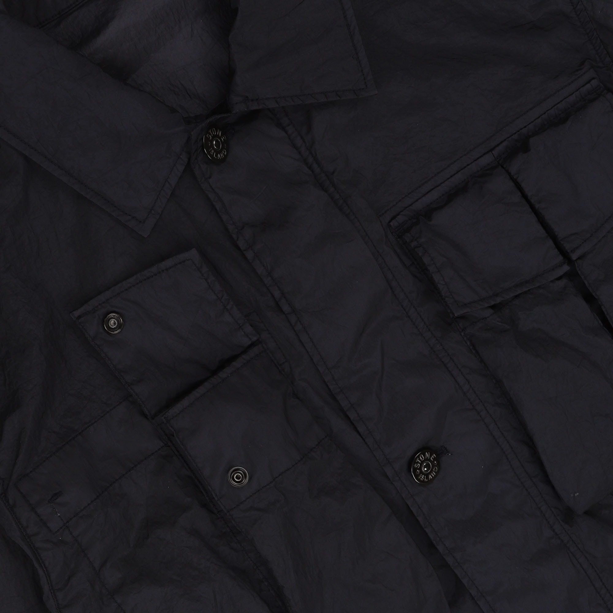 41620 Nylon Econyl Jacket - Navy Blue product photo