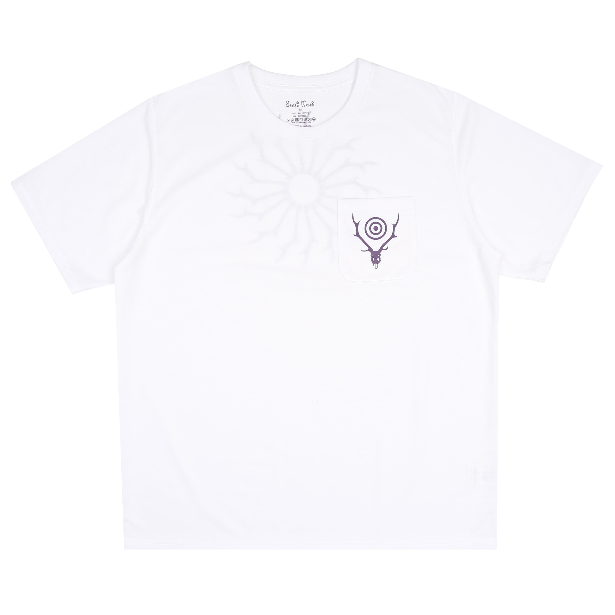 S/S Round Pocket T-Shirt - White product photo