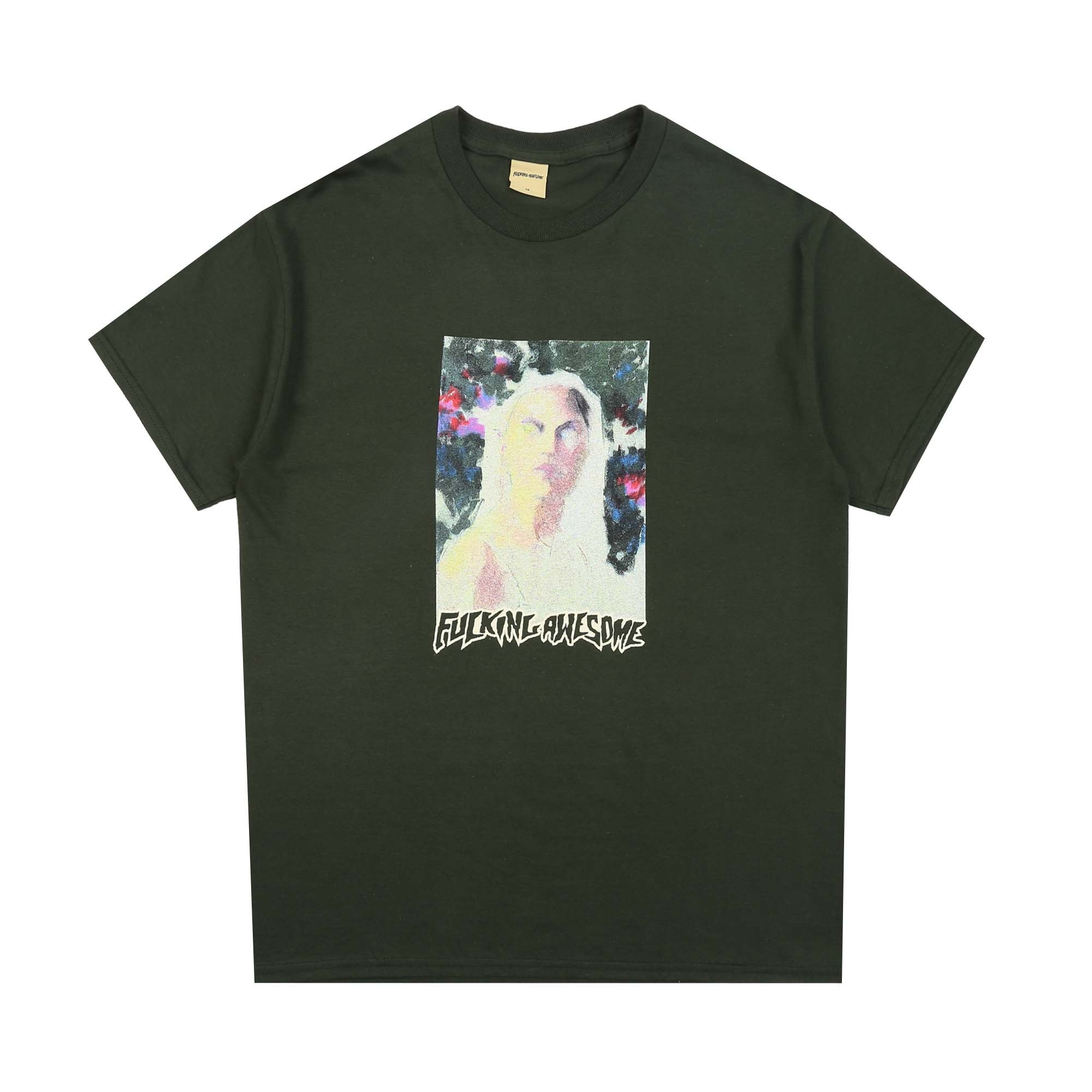 Painterly S/S Tee - Forest Green product photo