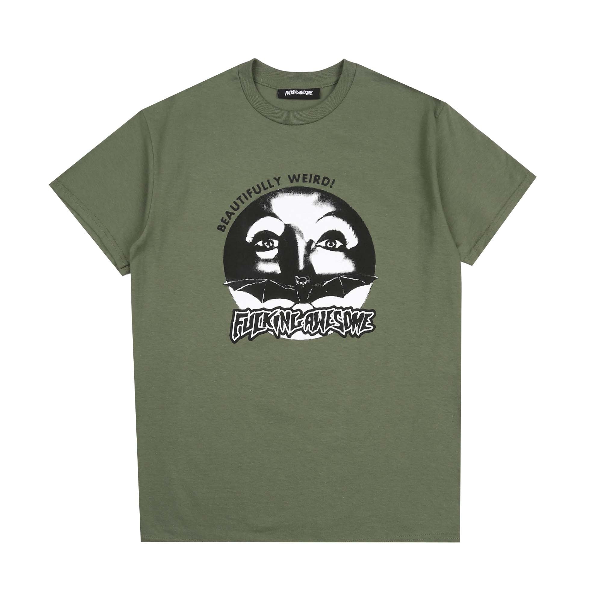 Beautifully Weird T-Shirt - Military Green product photo