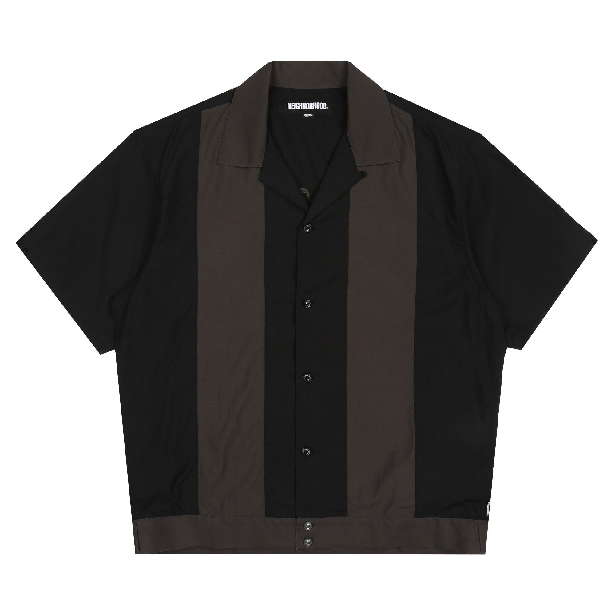 SS Bowling Shirt - Black/Grey product photo