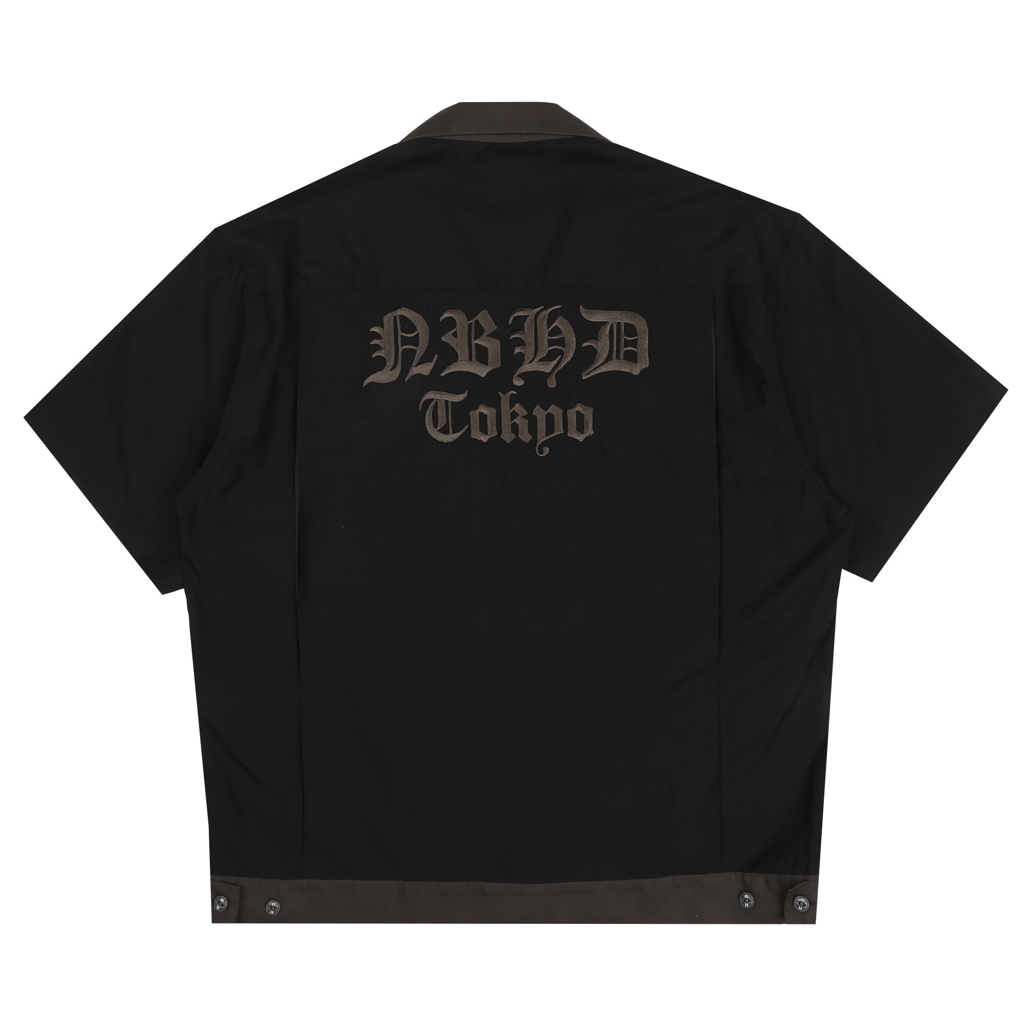SS Bowling Shirt - Black/Grey product photo