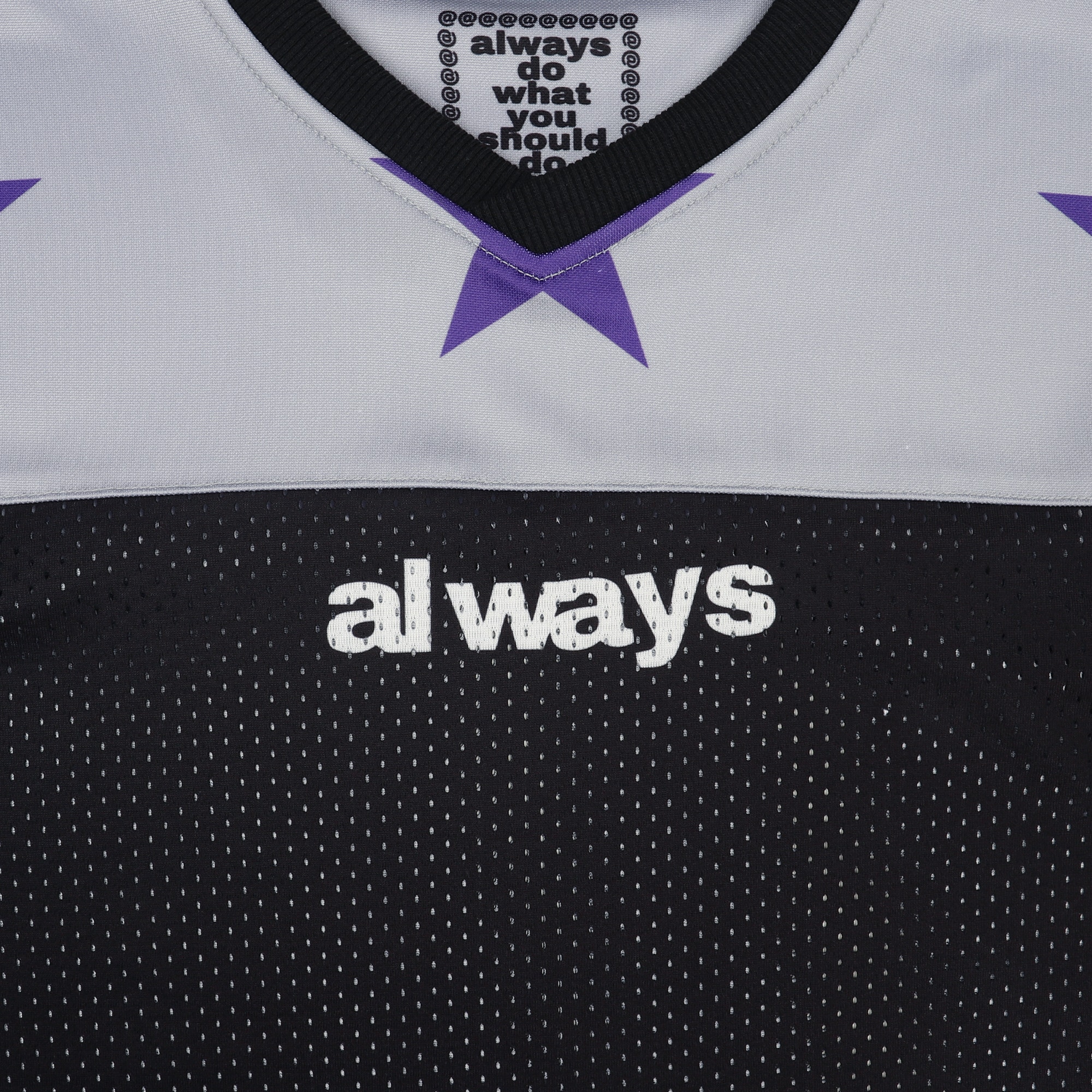 Micro Mesh Star Football Jersey - Grey product photo