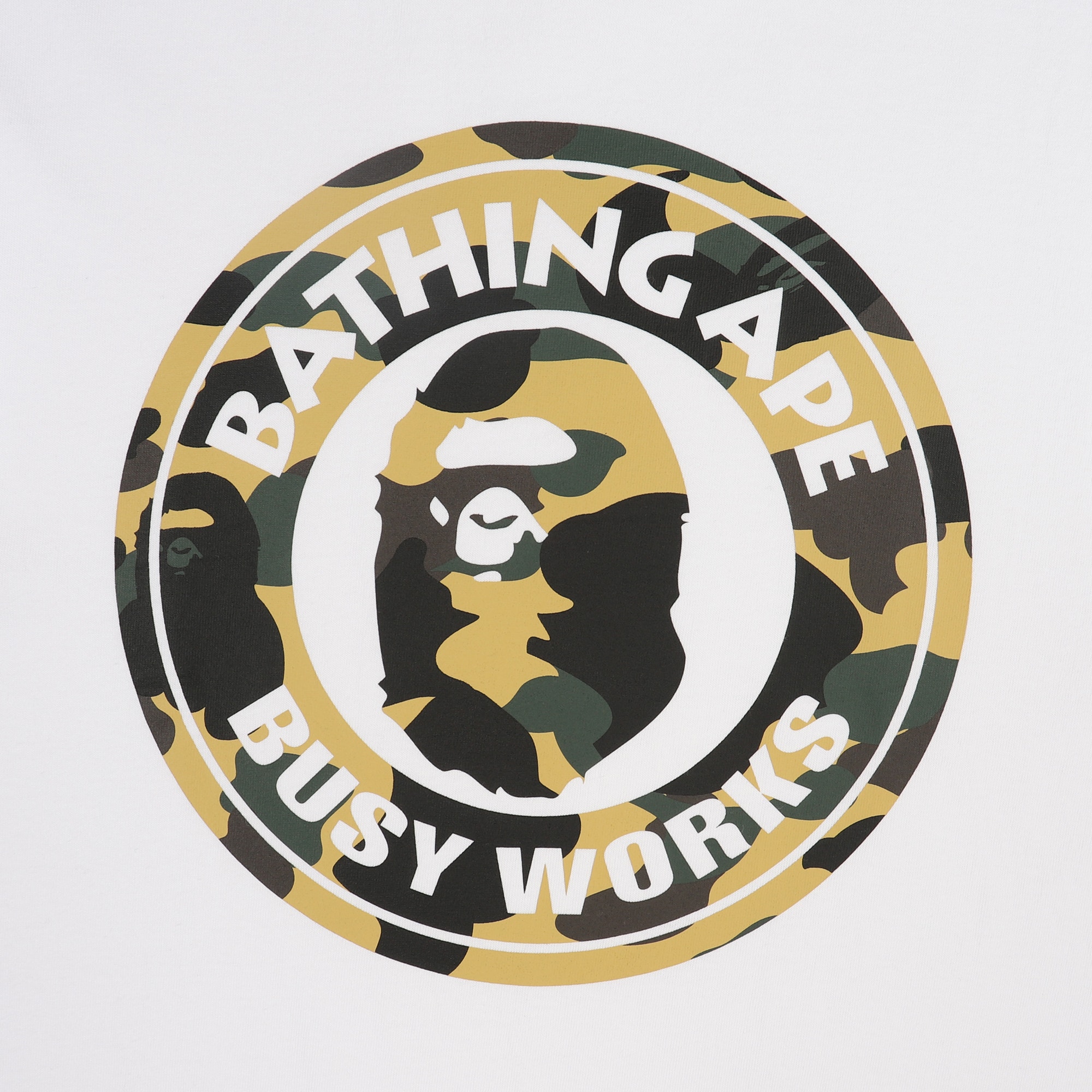 1st Camo Busy Works T-Shirt - White product photo