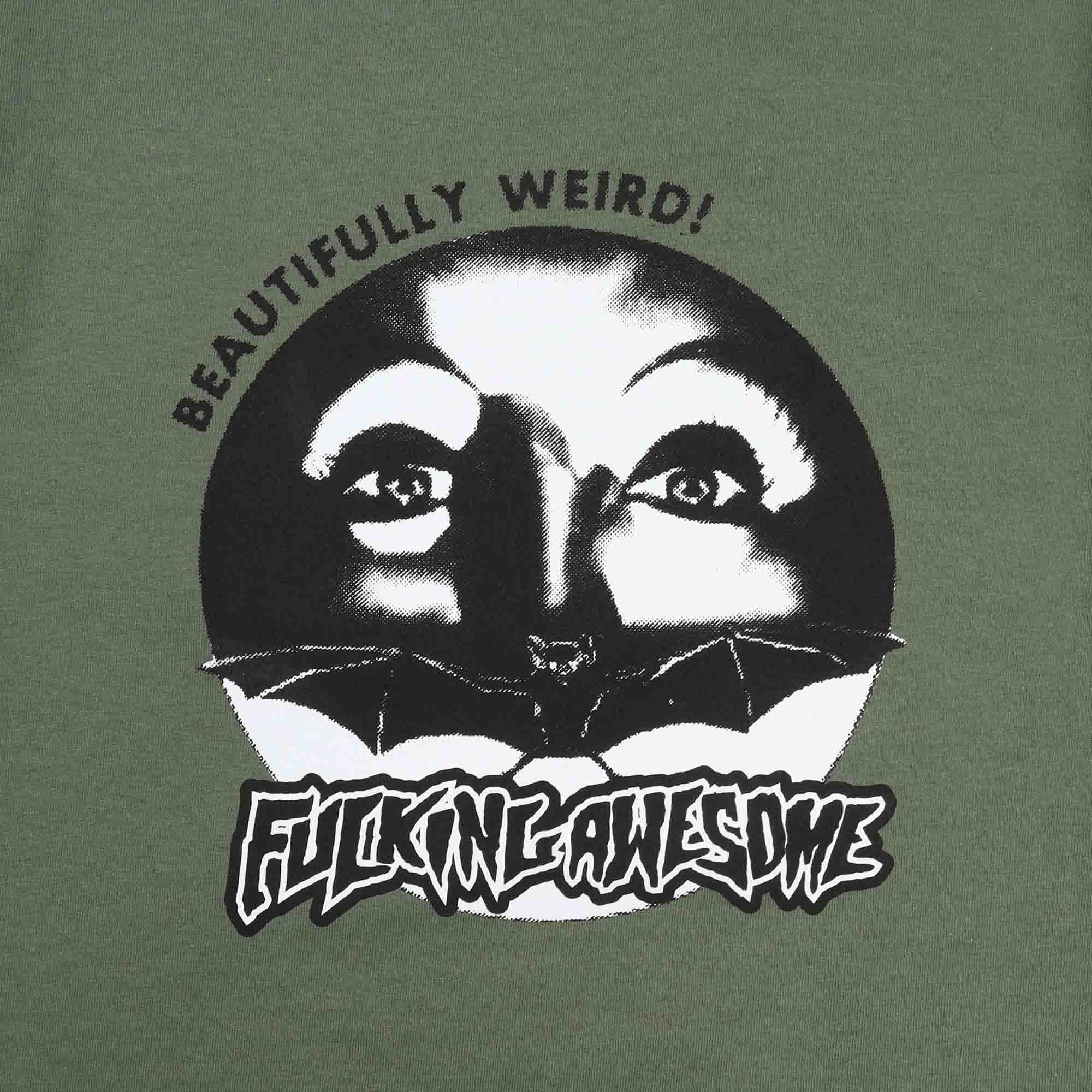 Beautifully Weird T-Shirt - Military Green product photo