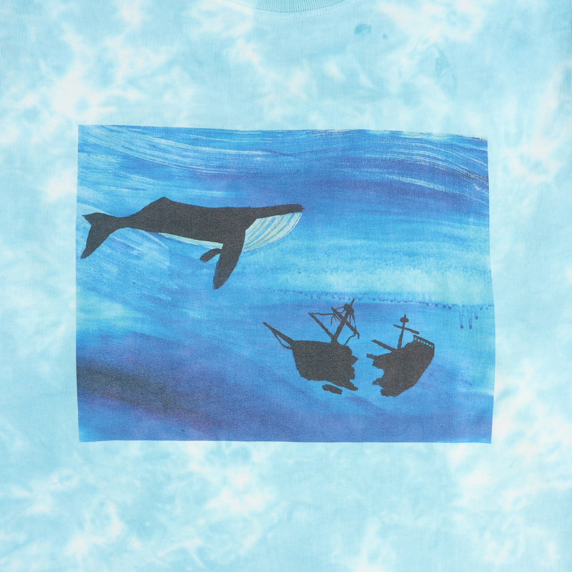 Whale LS Cloud T-Shirt - Tie Dye product photo