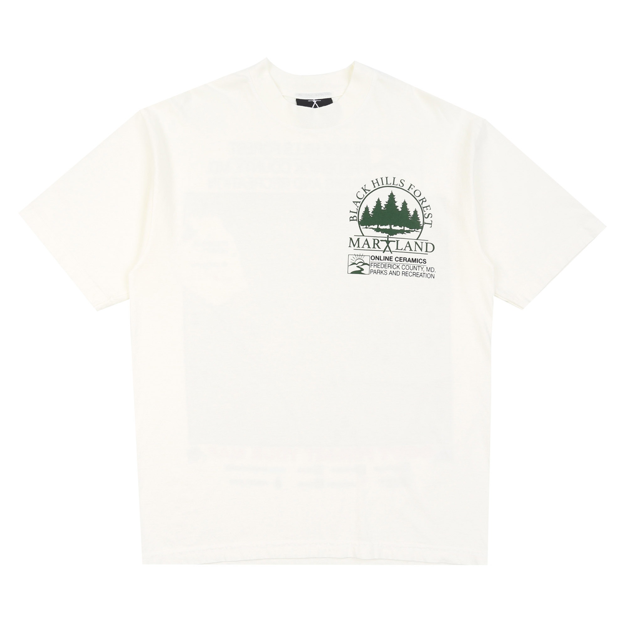 The Blair Witch Forest Map T-Shirt - Off White product photo