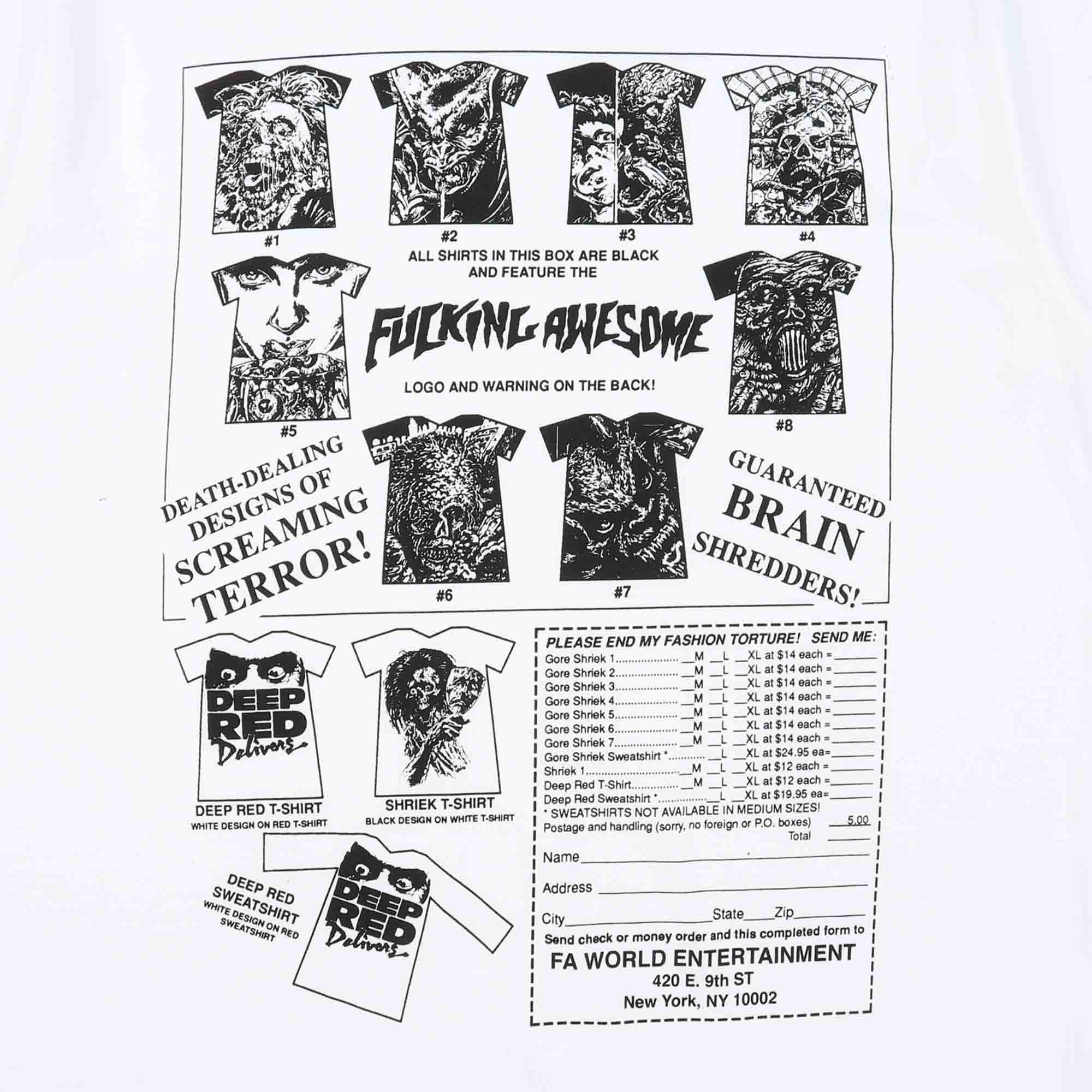 Gore Shriek Tee - White product photo
