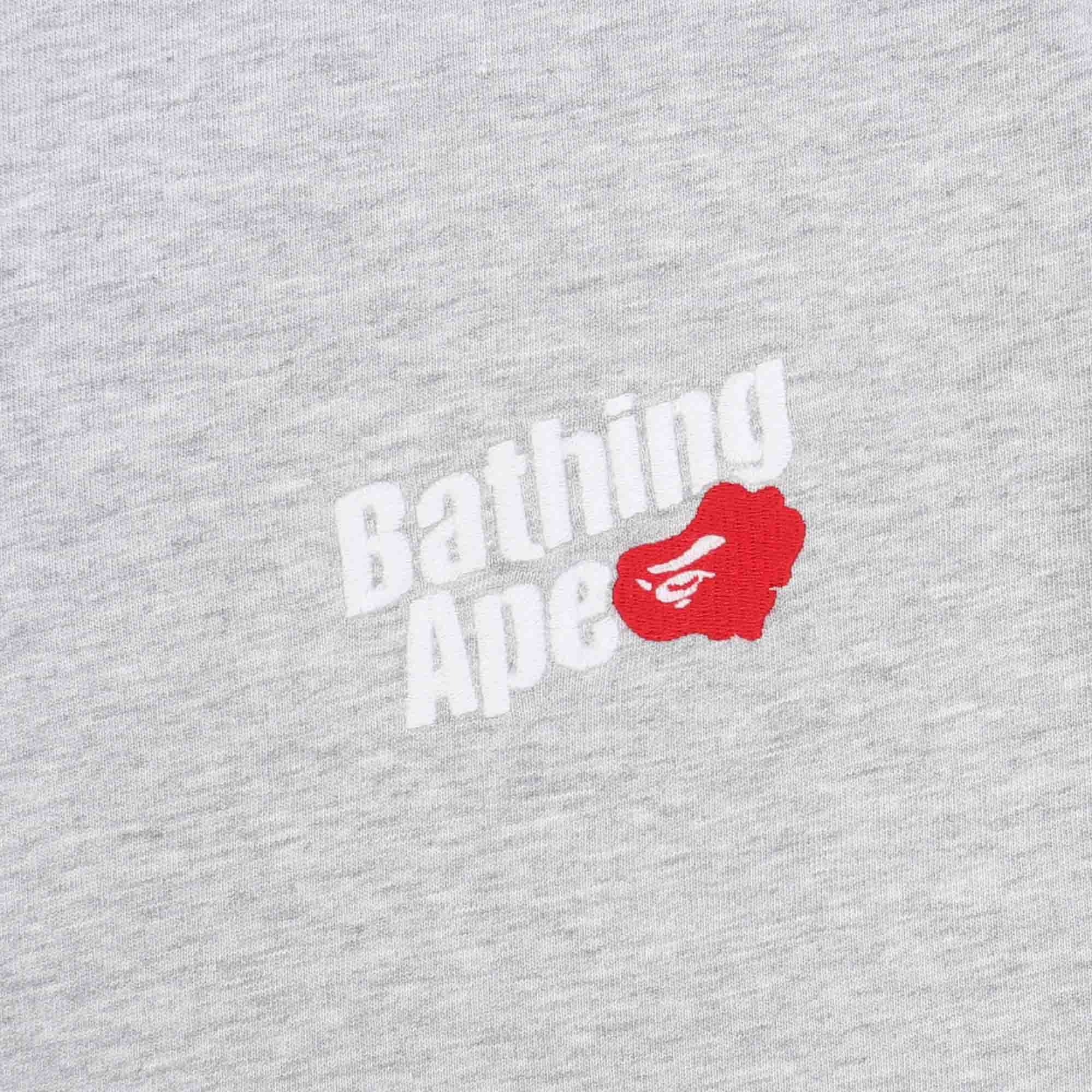 Bathing Ape Logo Relaxed Fit T-Shirt - Gray product photo
