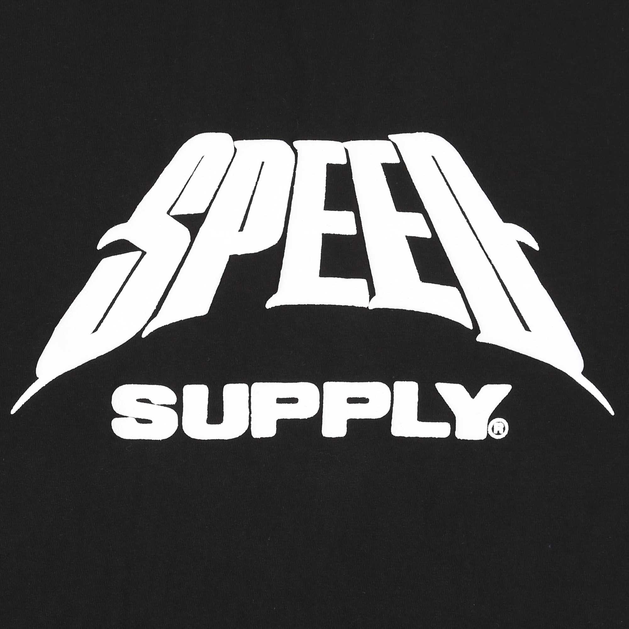 SUPPLY x SPEED Logo SS T-Shirt - Black product photo