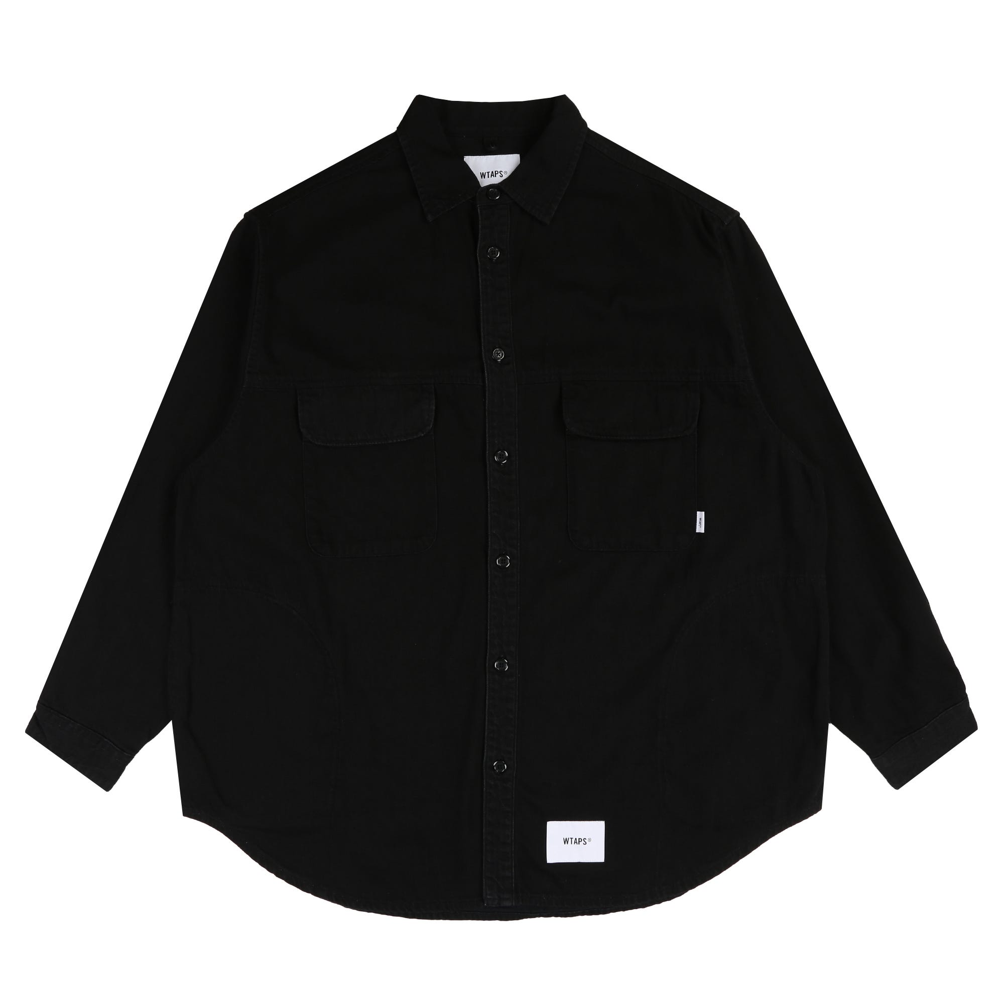 WCPO LS Cotton Denim Shirt - Black