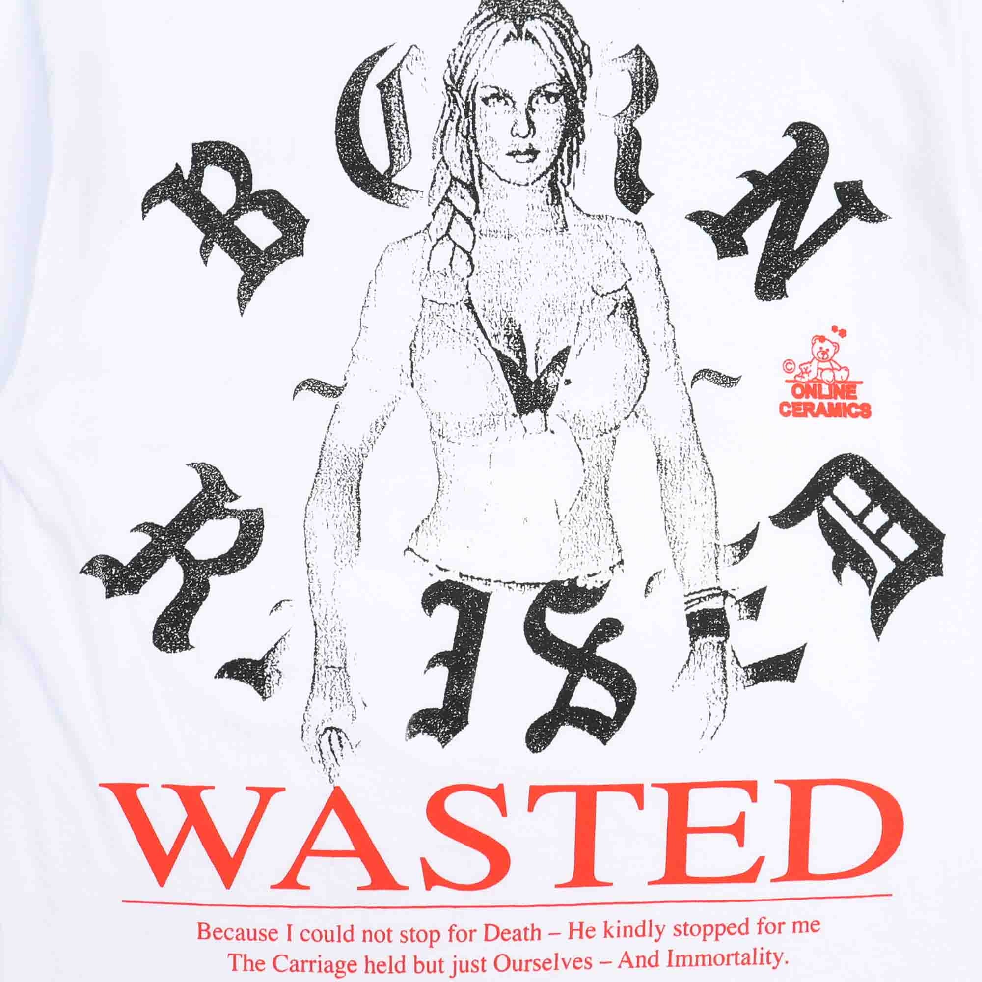 Born x Raised Wasted Logo T-Shirt - White product photo