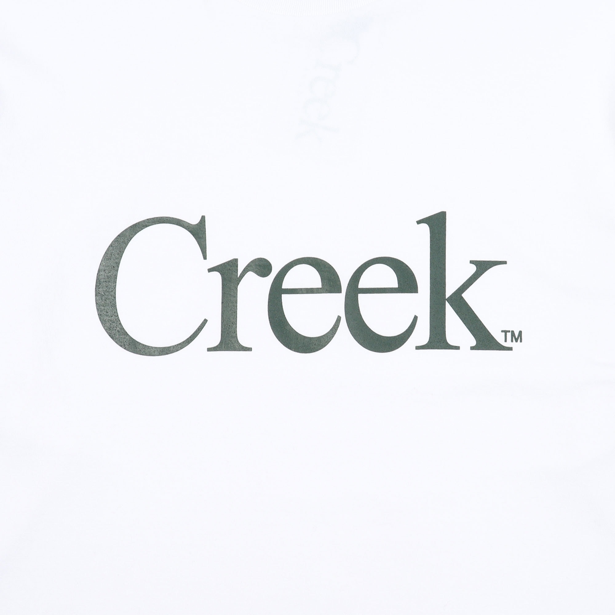 L/S T-Shirt - White/Greem product photo