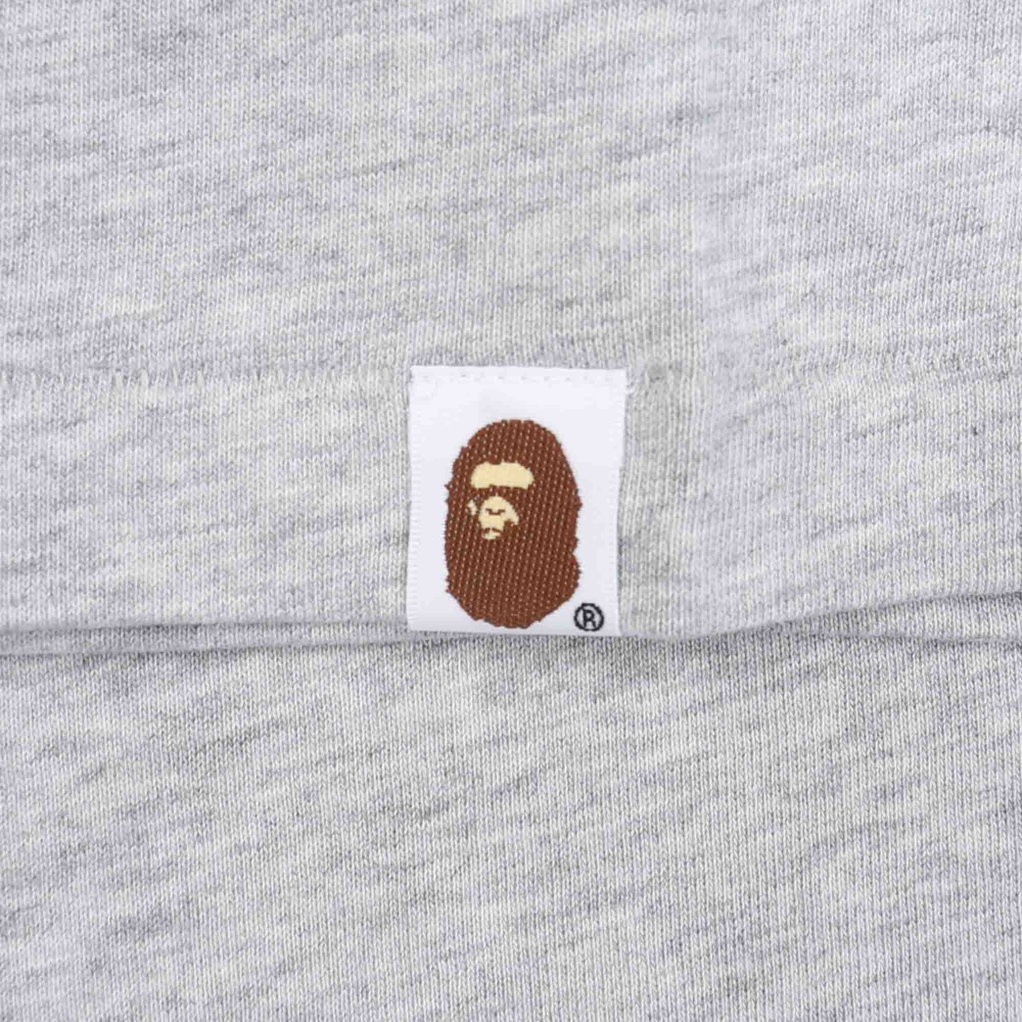 Bathing Ape Logo Relaxed Fit T-Shirt - Gray product photo