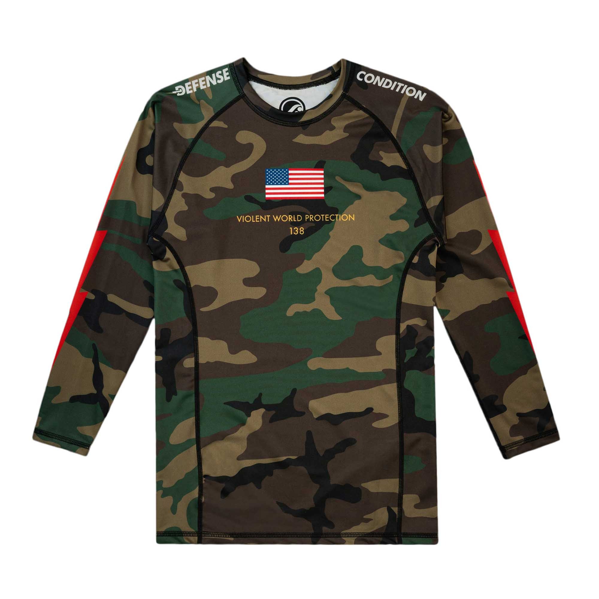 Shoyoroll L/S Rashguard - Camo product photo