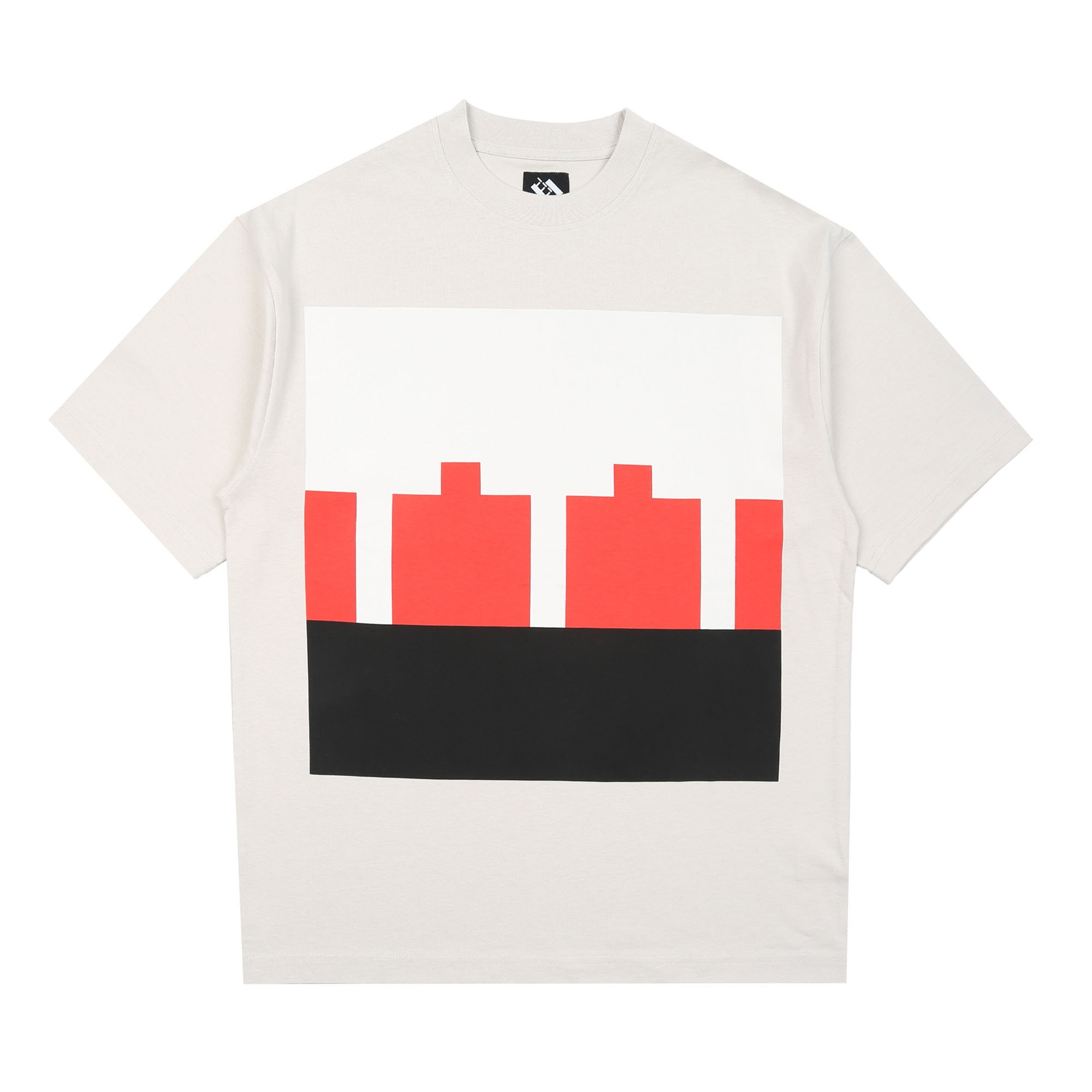 Block T-Shirt - Grey product photo