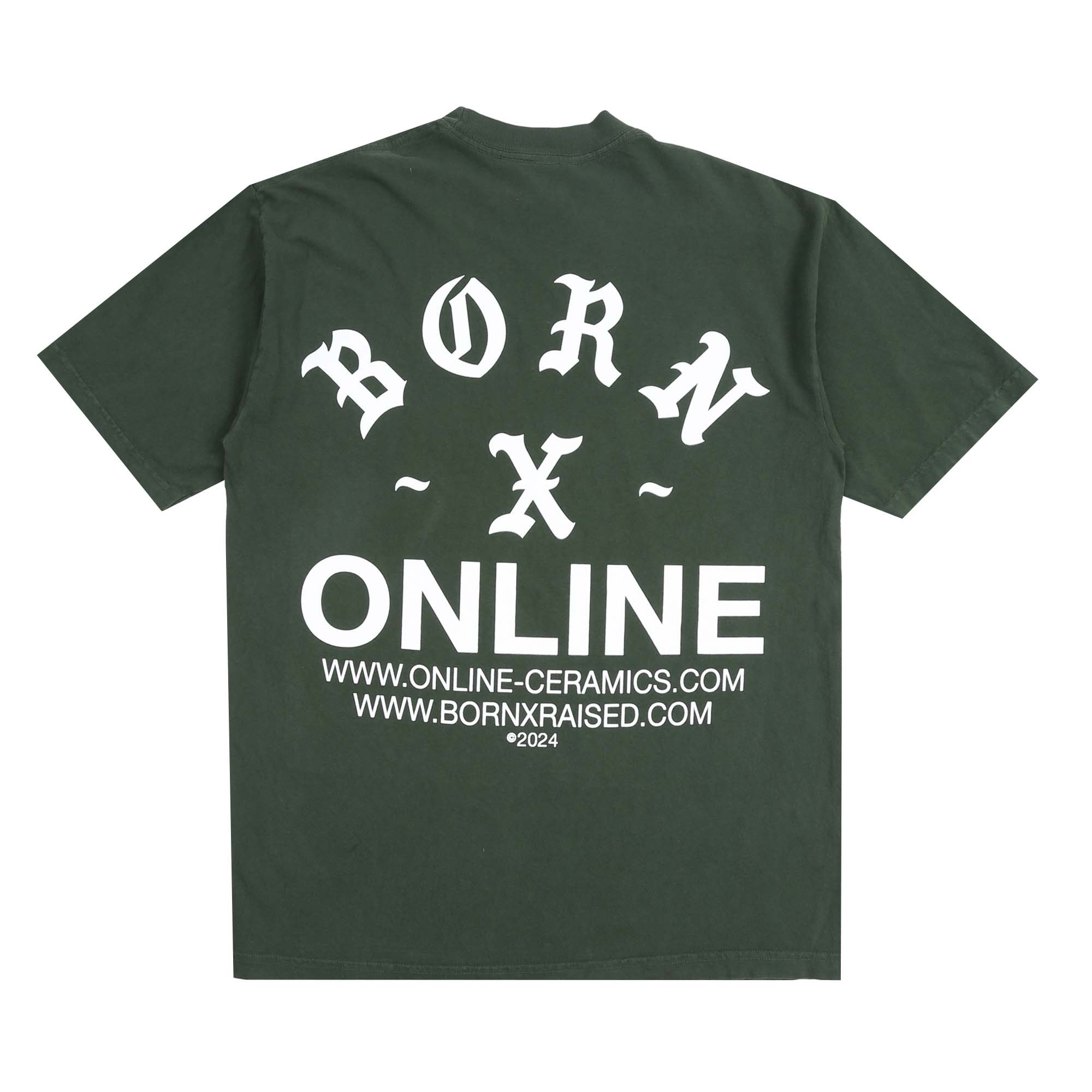 Born x Raised Logo T-Shirt - Ivy product photo