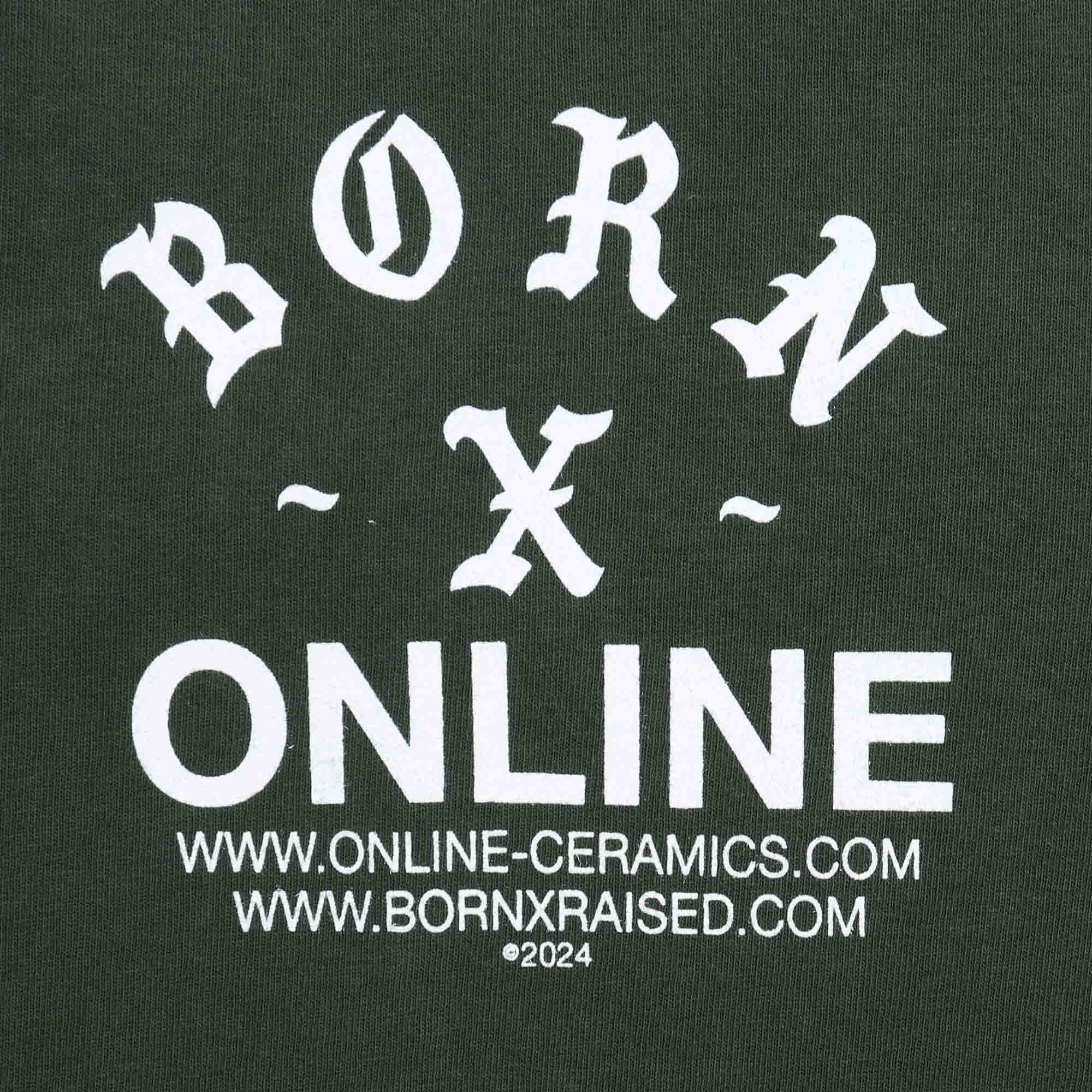 Born x Raised Logo T-Shirt - Ivy product photo