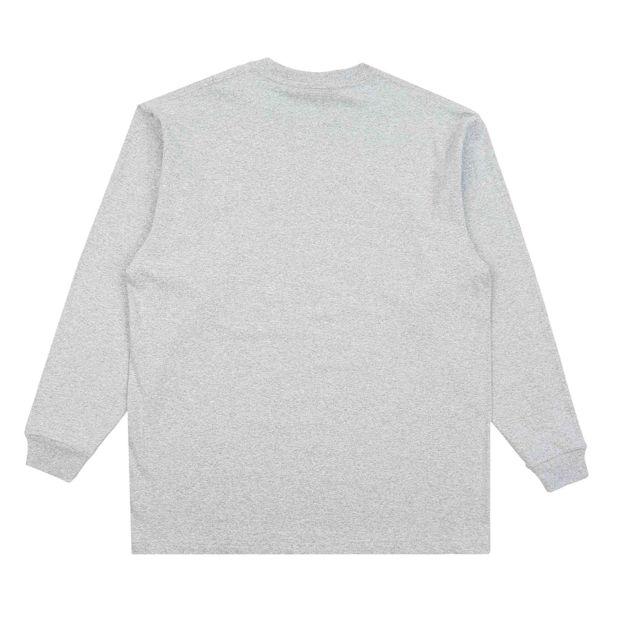 L/S T-Shirt - Ash Heather/Blue product photo