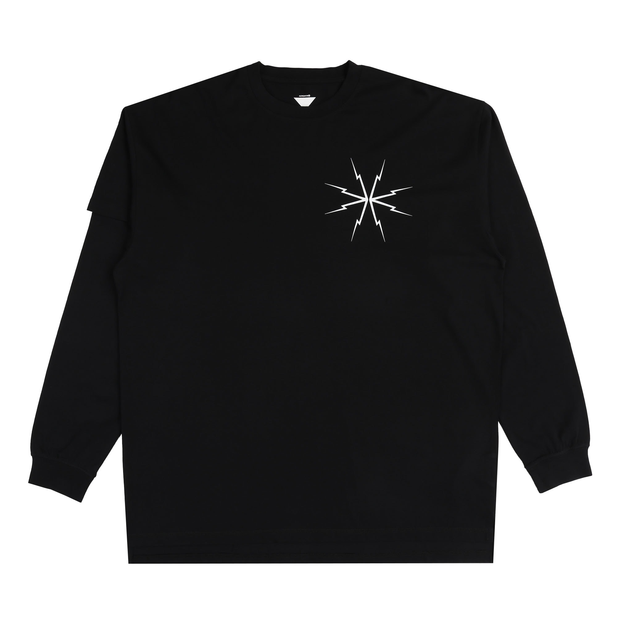 Pima Cotton L/S T-Shirt - Black product photo