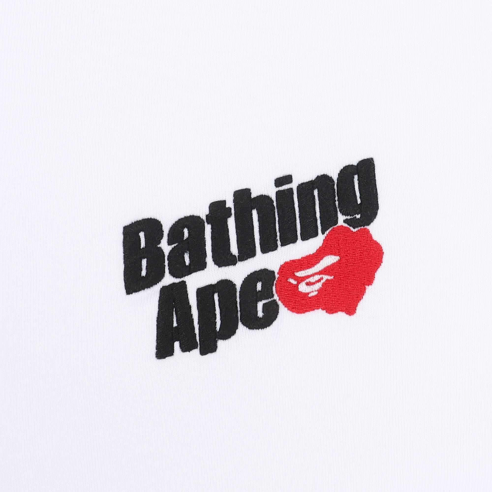 Bathing Ape Logo Relaxed Fit T-Shirt - White product photo
