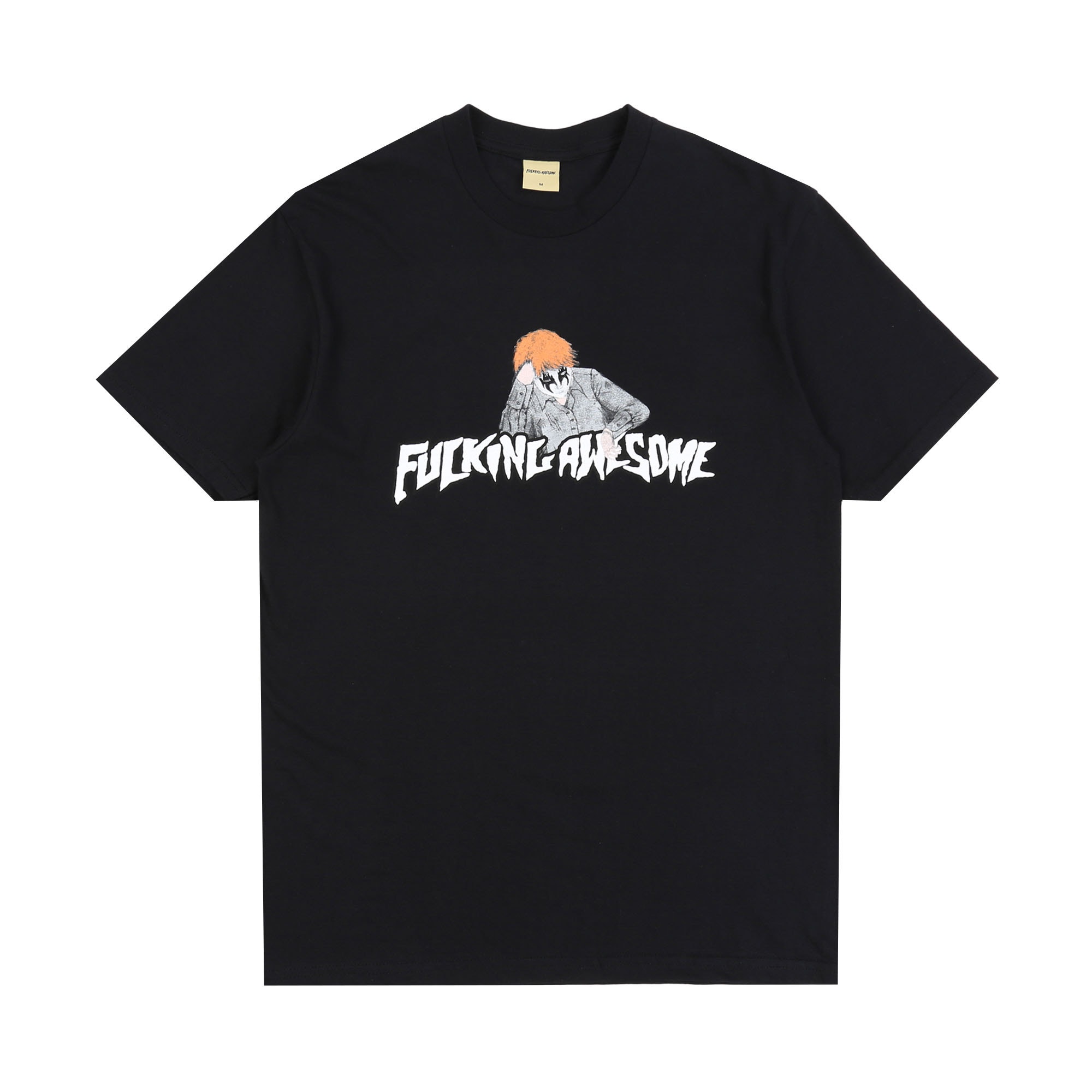 Aidan Painting Stamp Logo T-Shirt - Black product photo