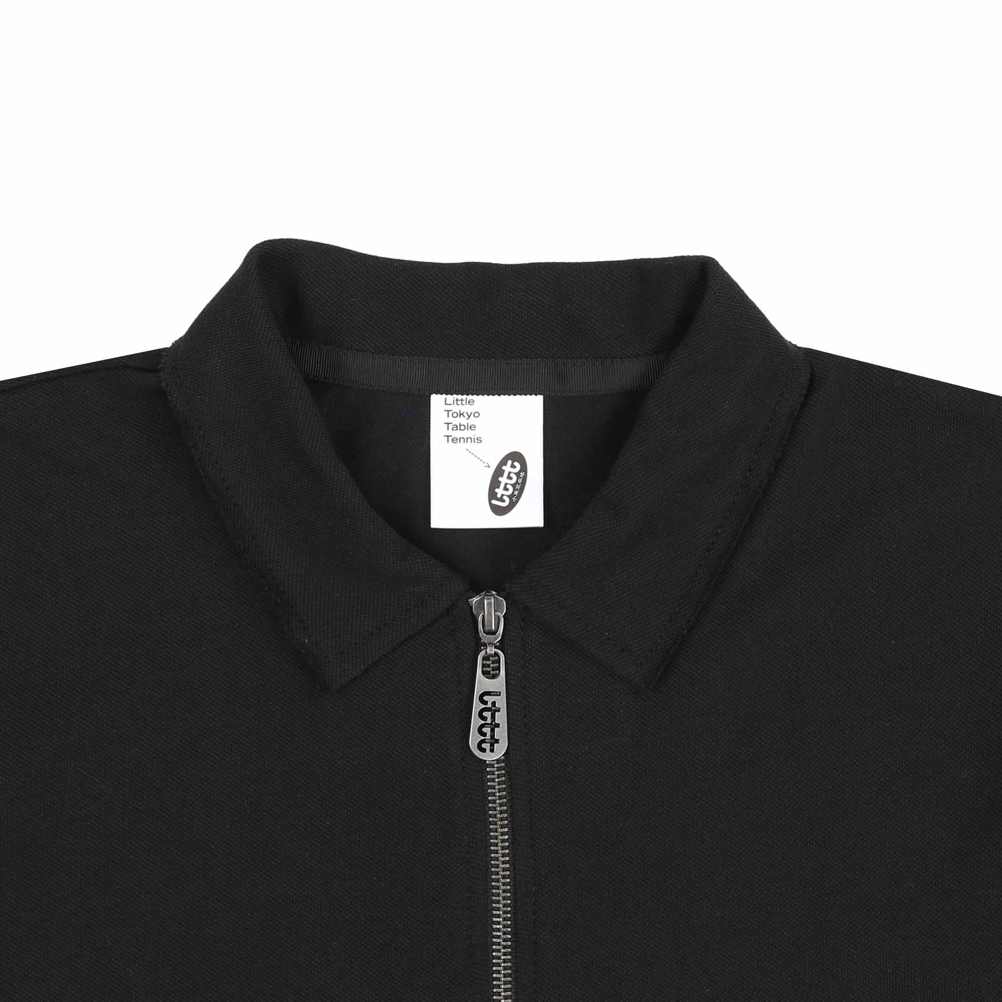 1/3 Zip Polo - Black product photo
