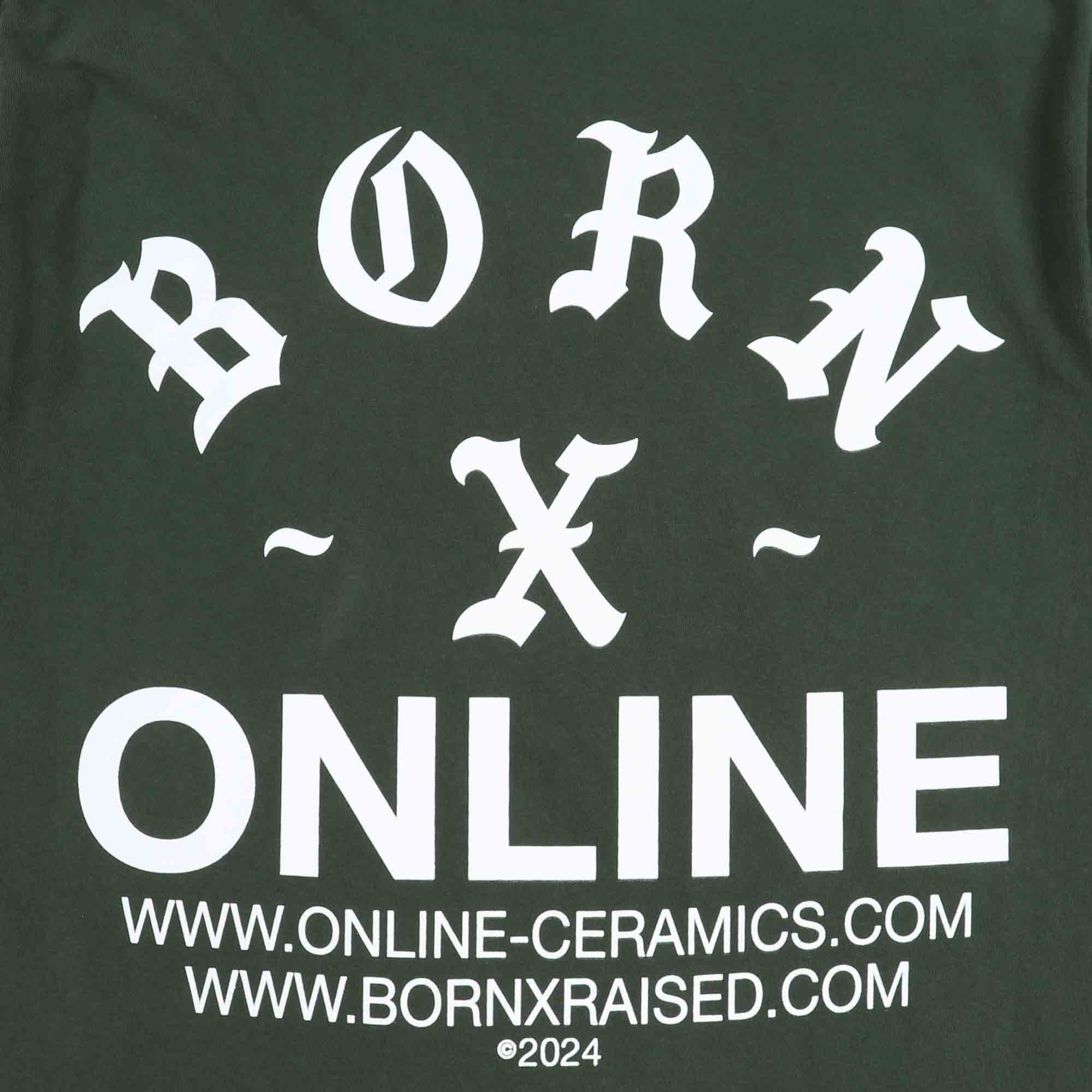 Born x Raised Logo T-Shirt - Ivy product photo