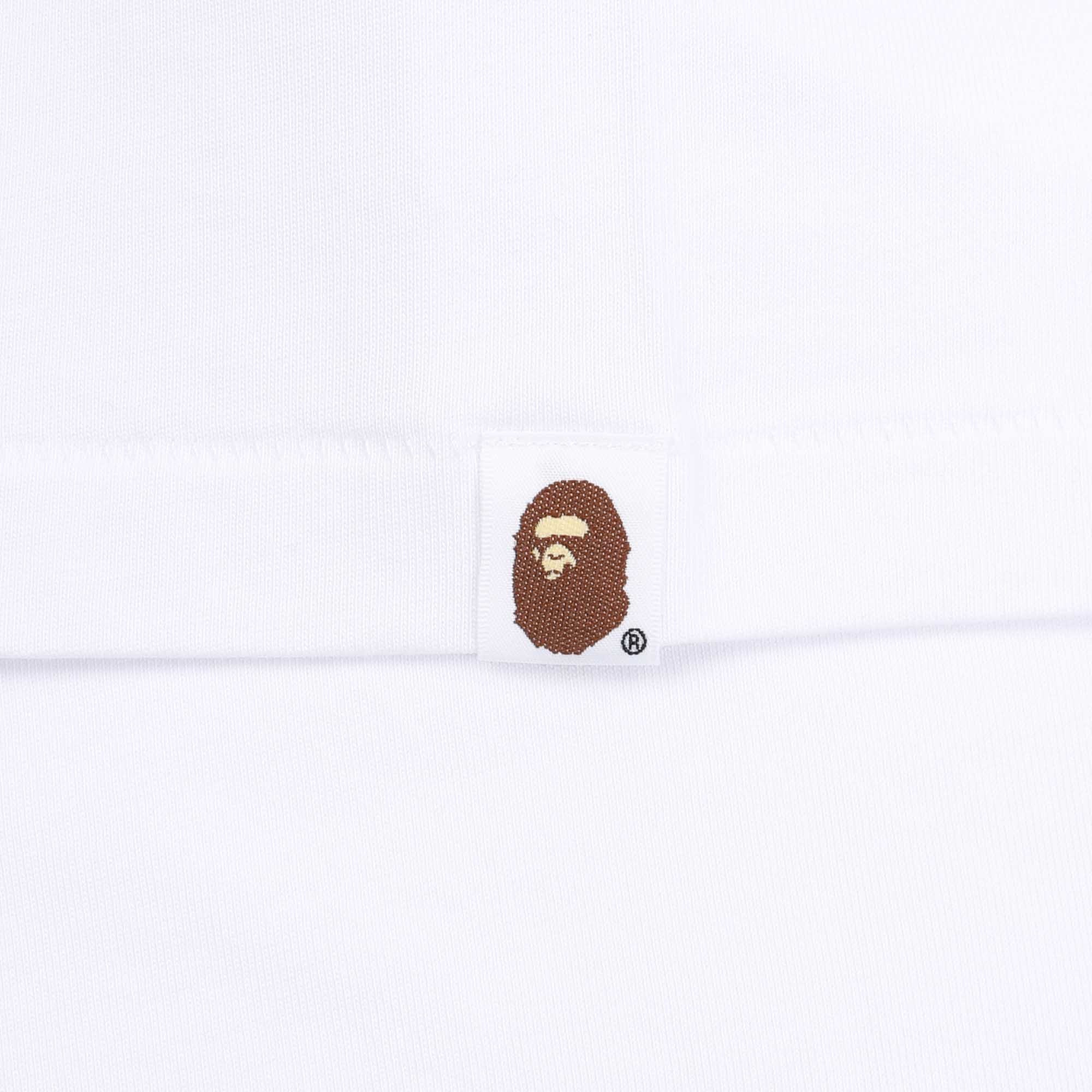 Bathing Ape Logo Relaxed Fit T-Shirt - White product photo