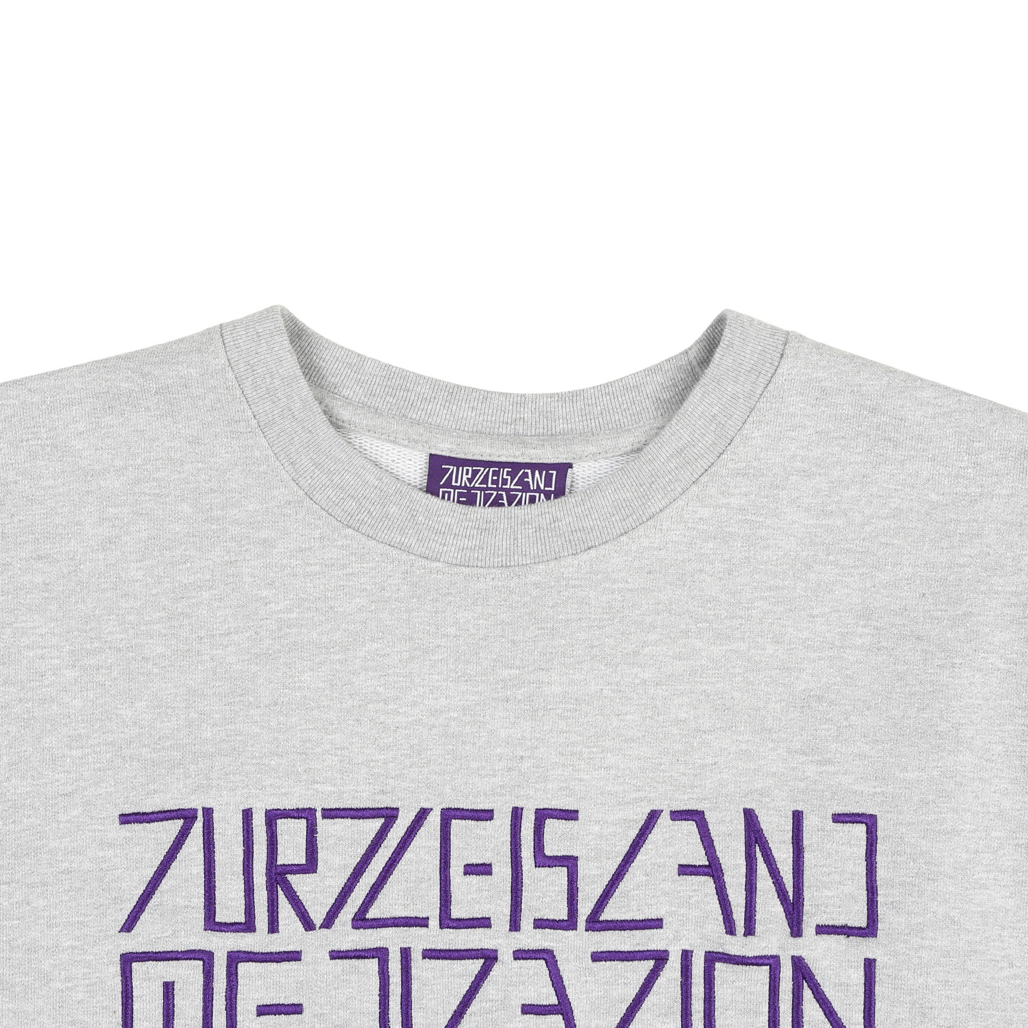Future Time Crewneck - Grey product photo