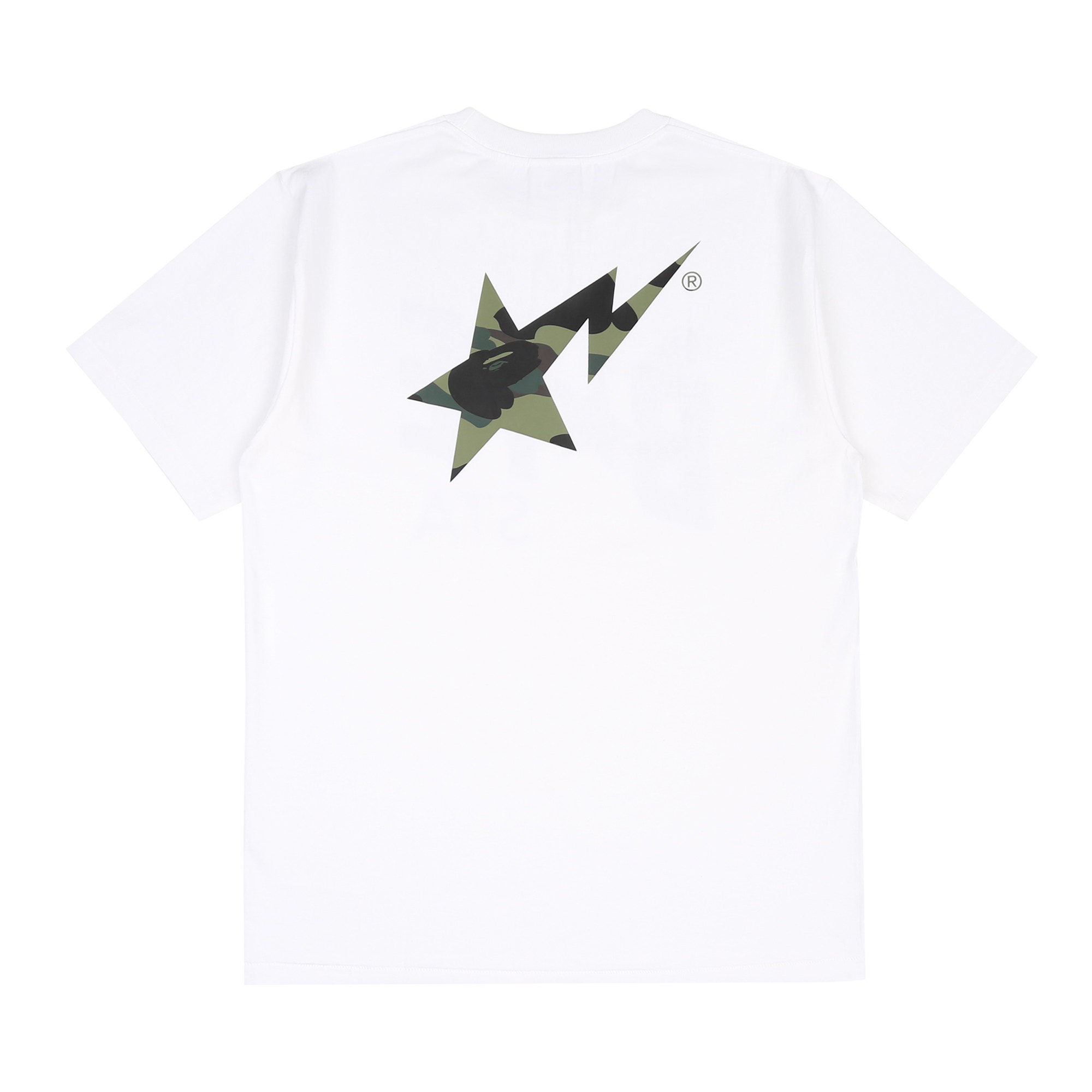 1st Camo Bape Sta T-Shirt - White/Green product photo