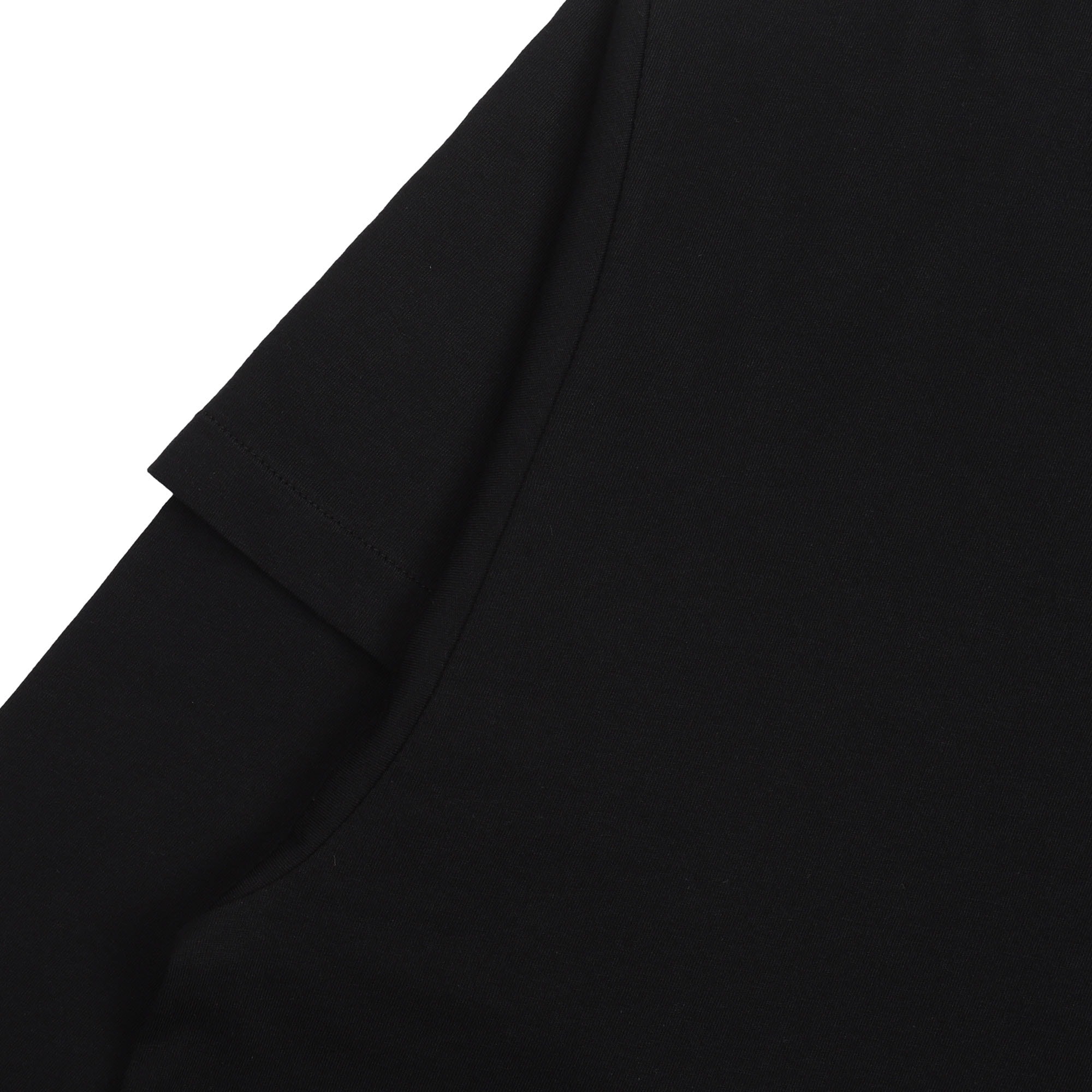 Pima Cotton L/S T-Shirt - Black product photo