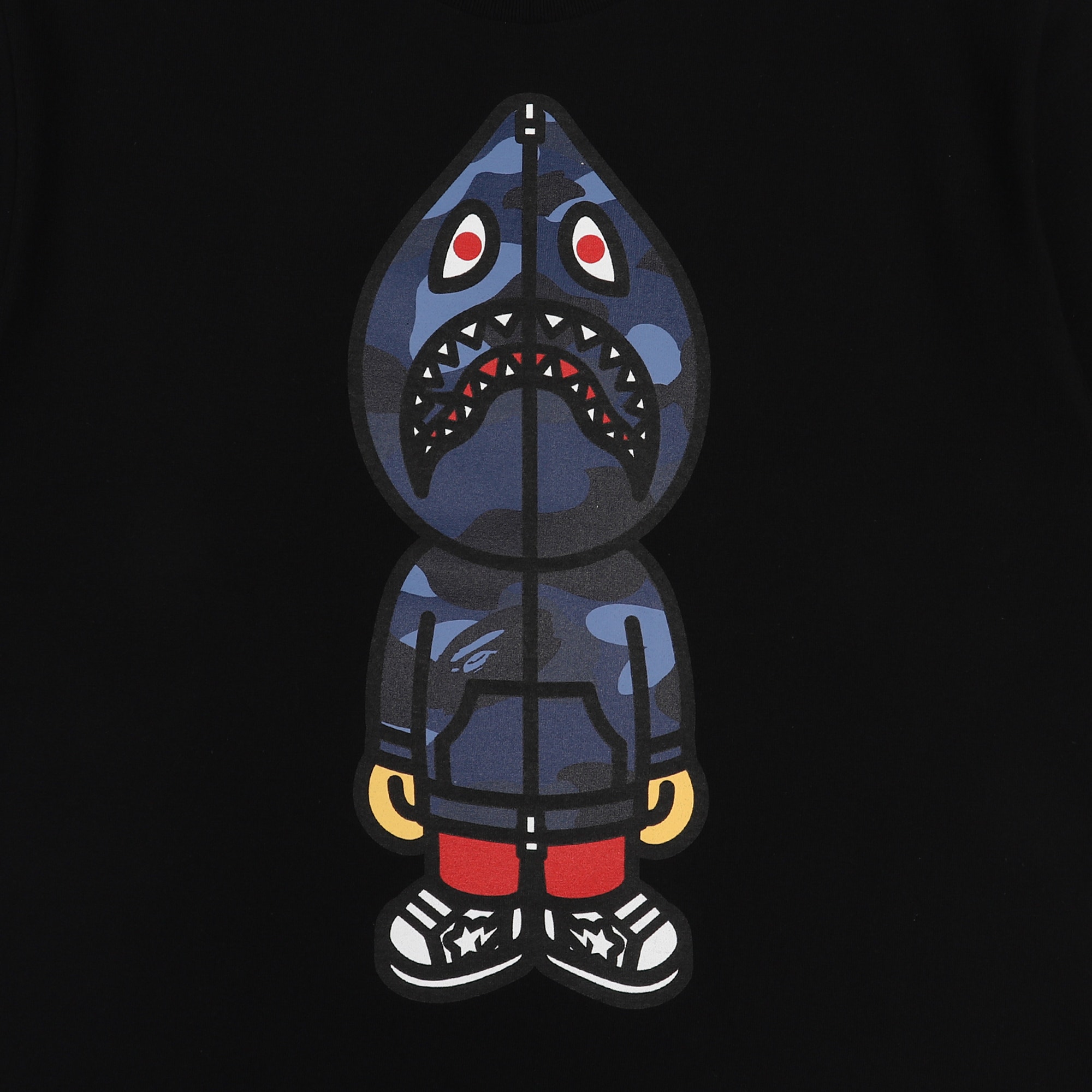 Color Camo Classic Milo Shark T-Shirt - Black product photo