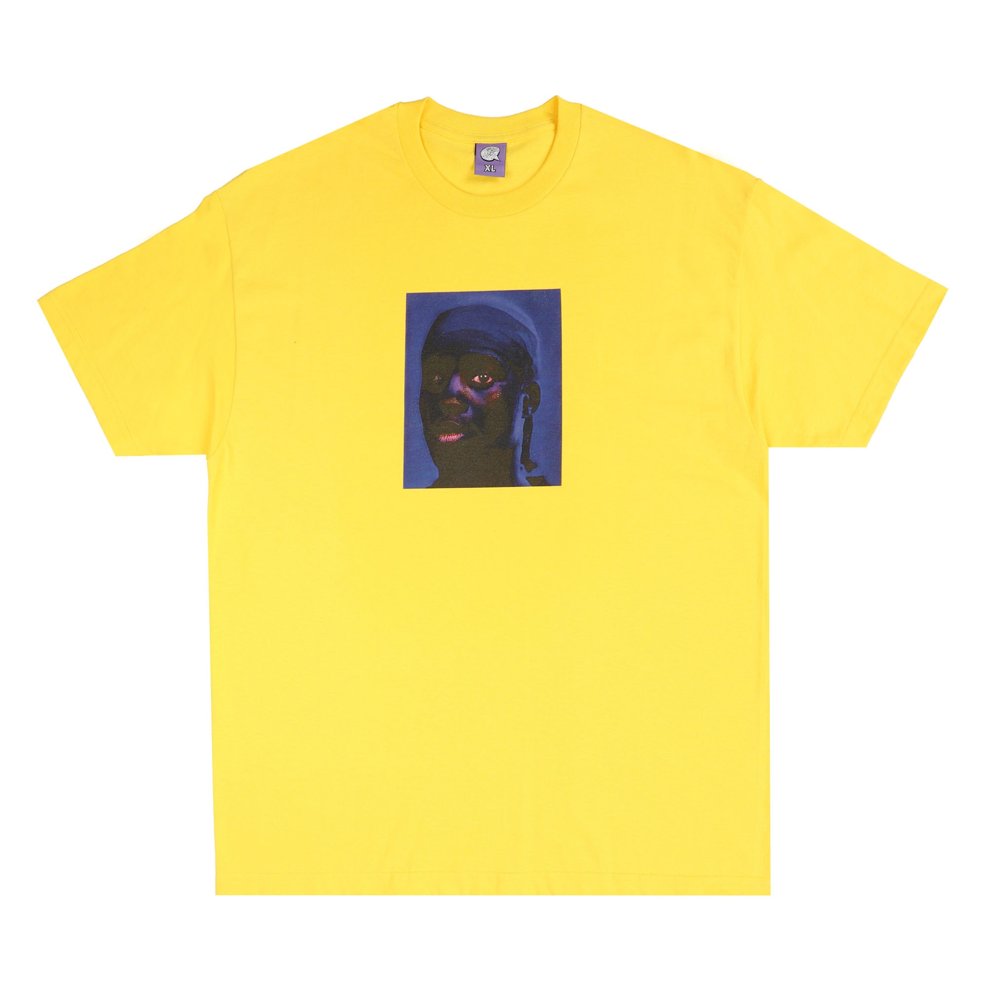 Straight Face T-Shirt - Yellow product photo