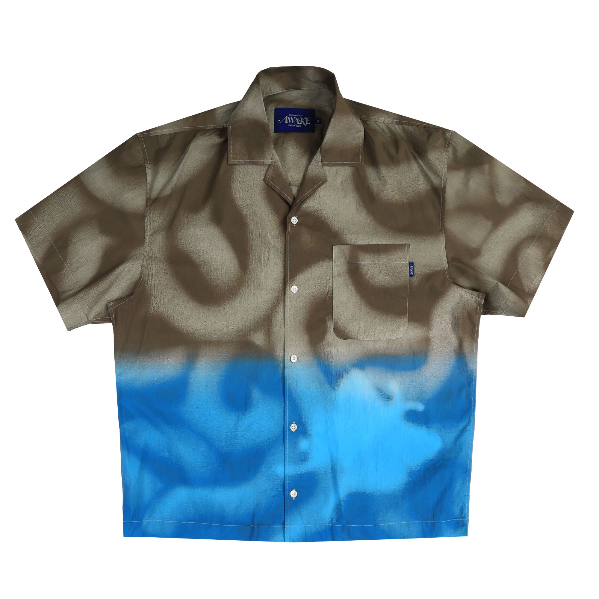 Awake x Mundo Dip Dyed Camp Shirt - Brown product photo