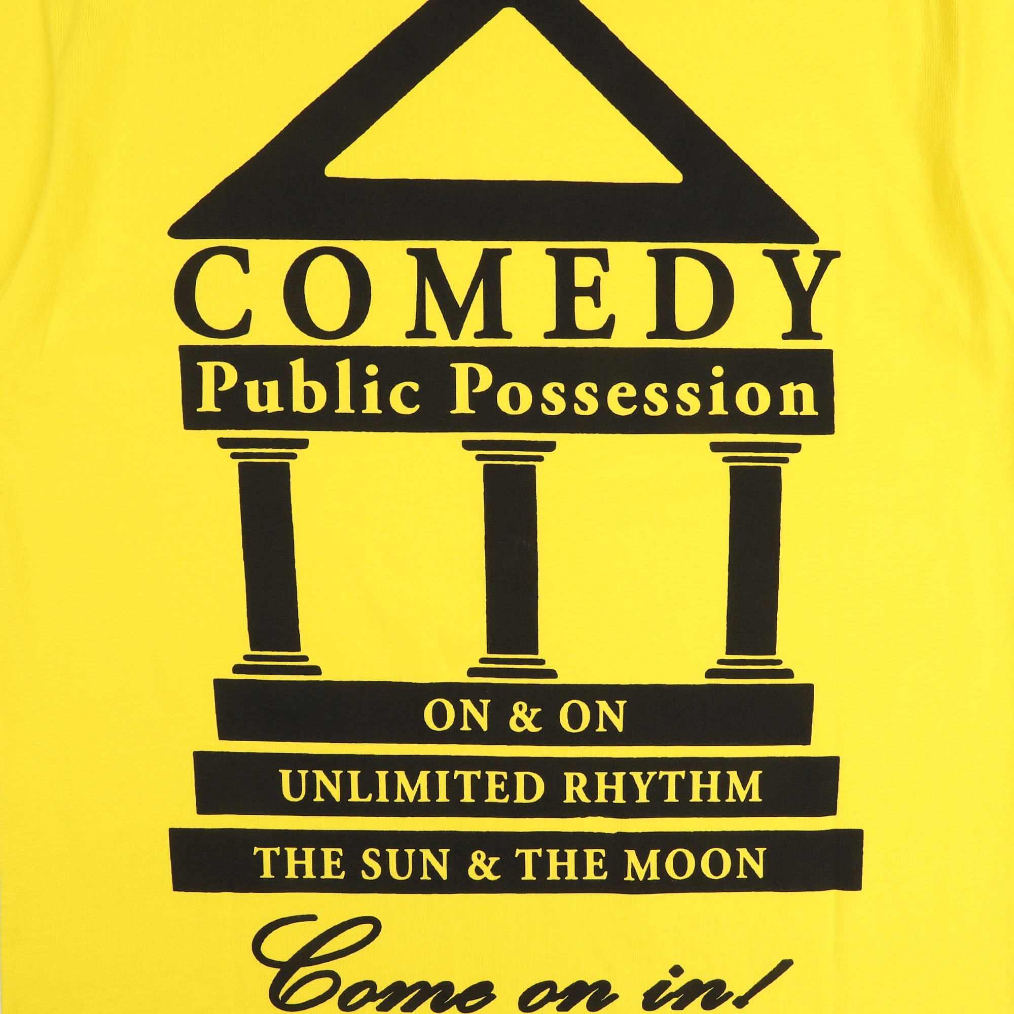 P.P. Tempel T-Shirt - Yellow product photo