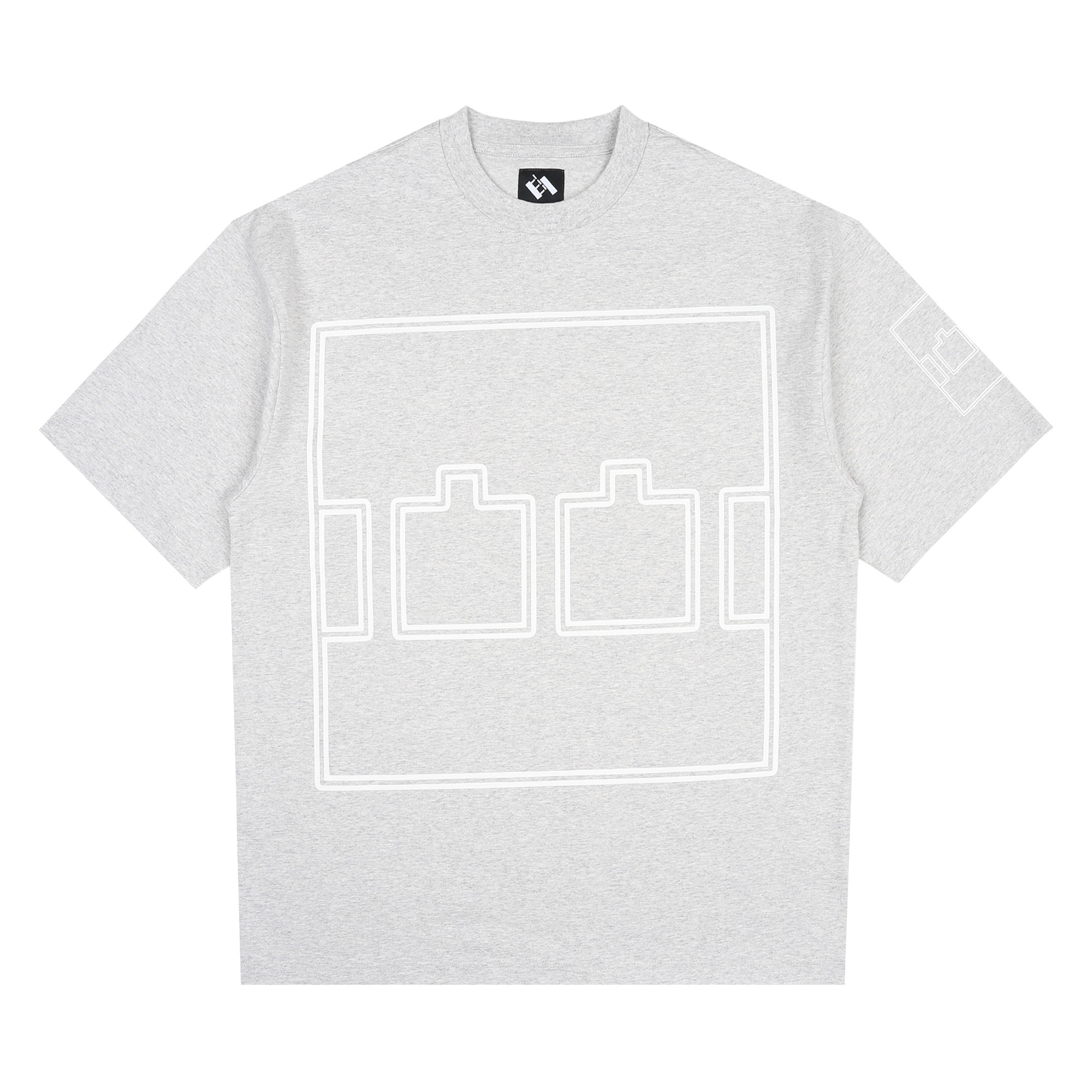 Logo Outline T-Shirt - Grey Marle product photo