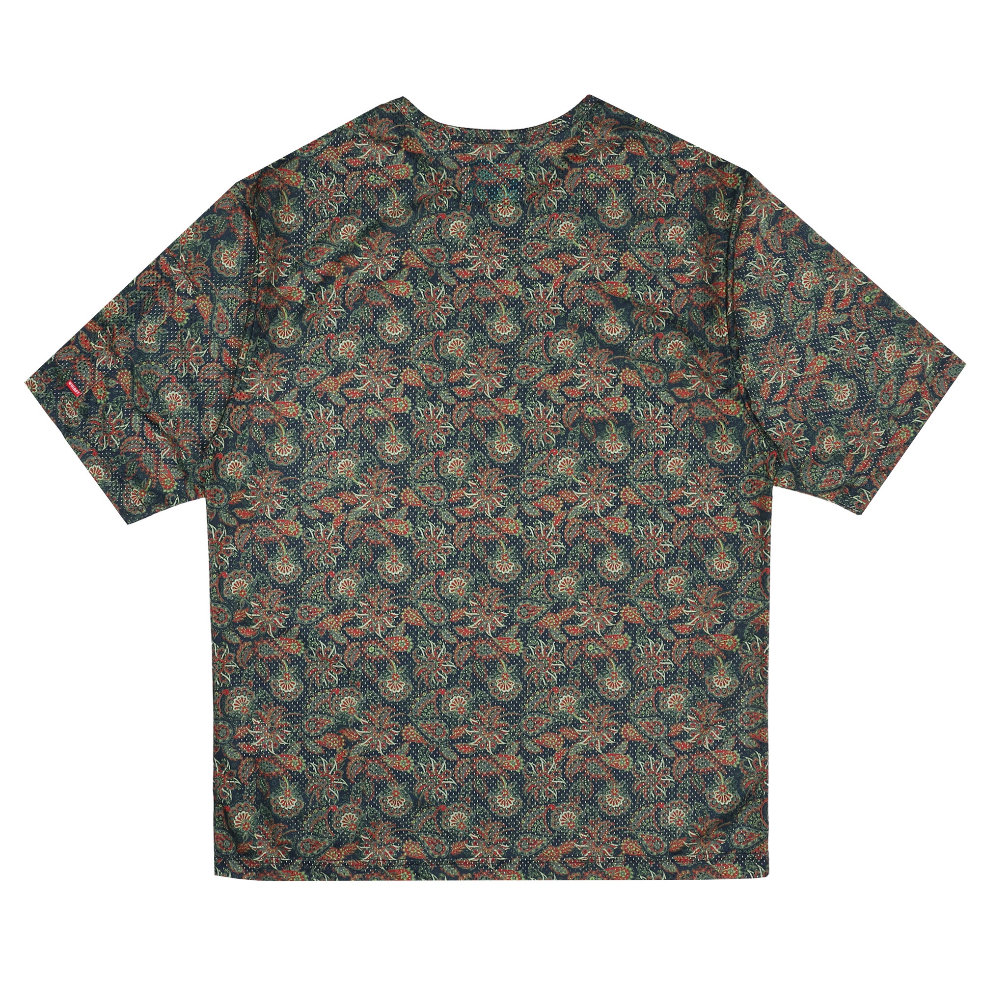 Paisley Mesh T-Shirt - Navy product photo