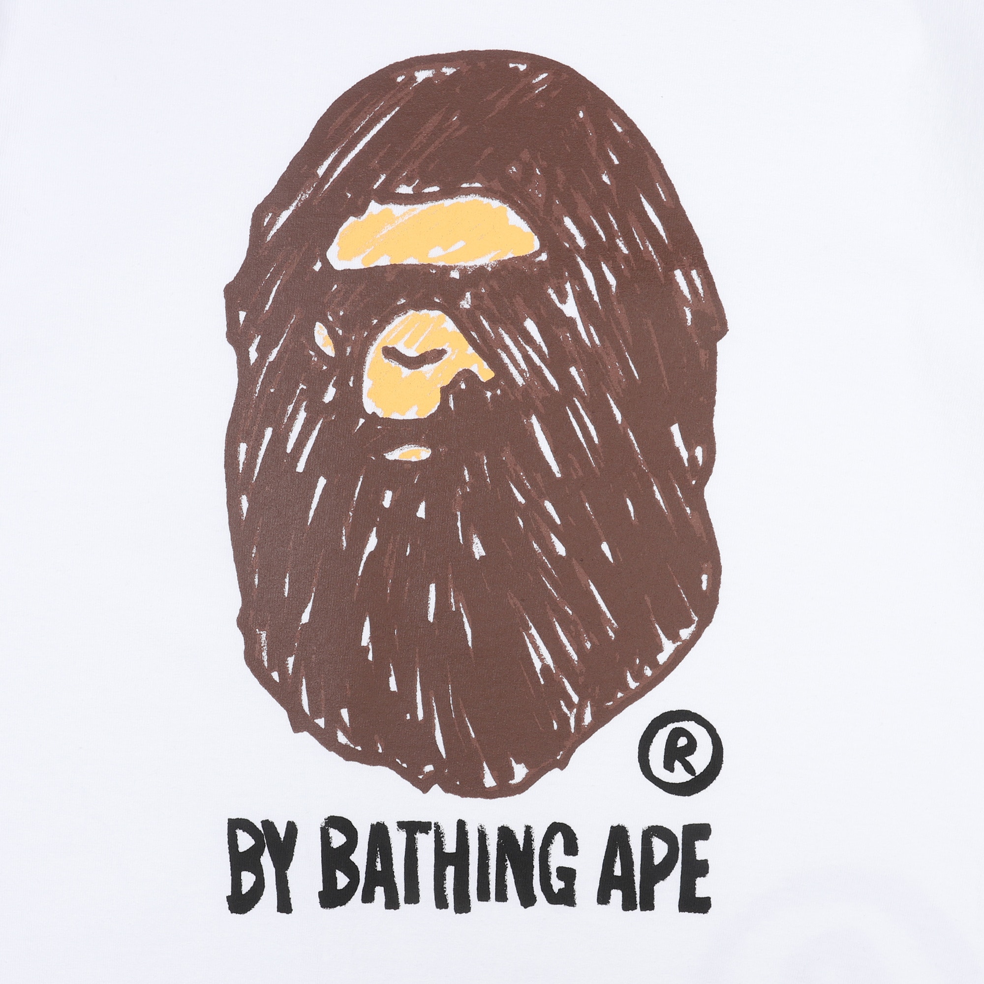Hand Draw By Bathing Ape T-Shirt - White product photo