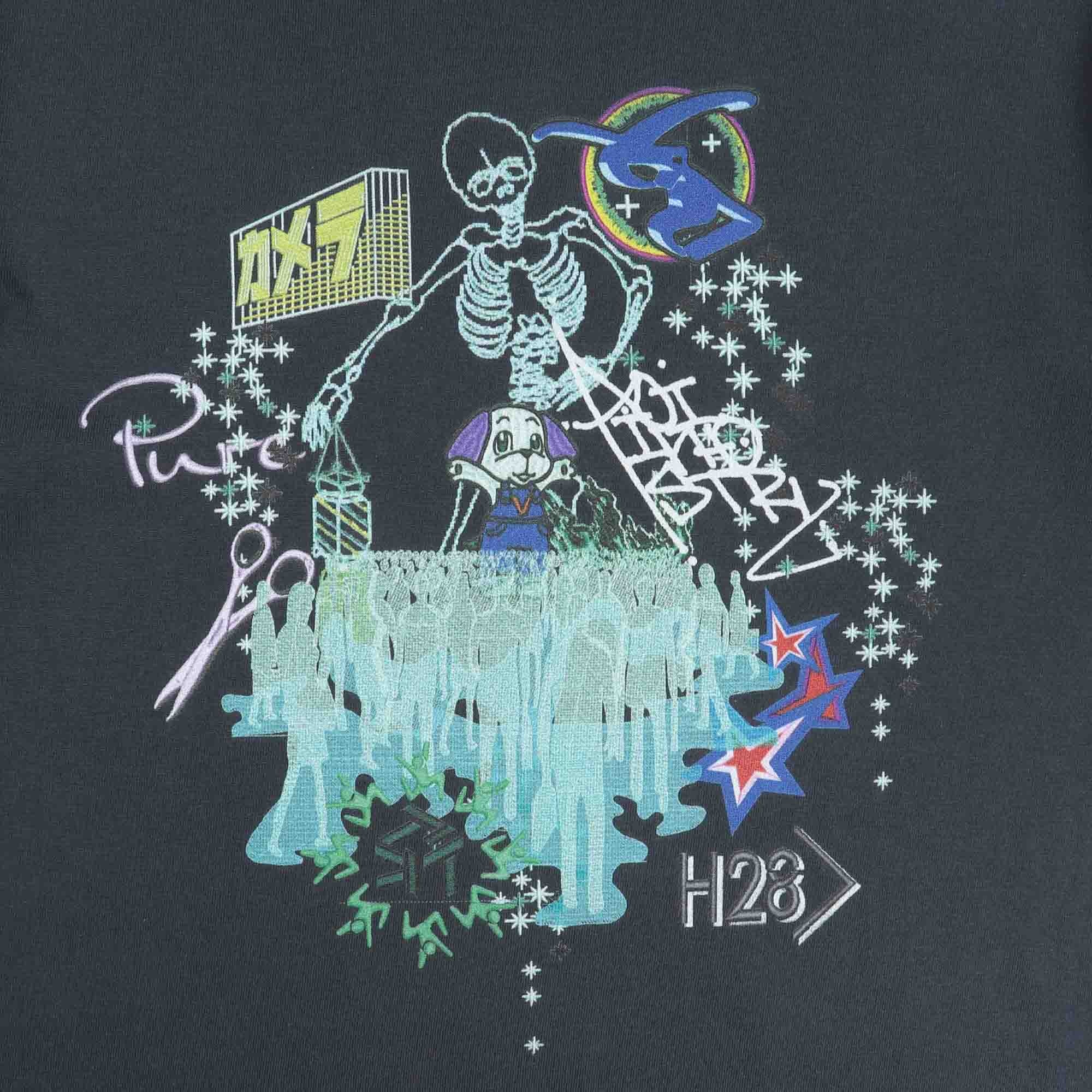 AccidentA Print S/S T-Shirt - Green product photo