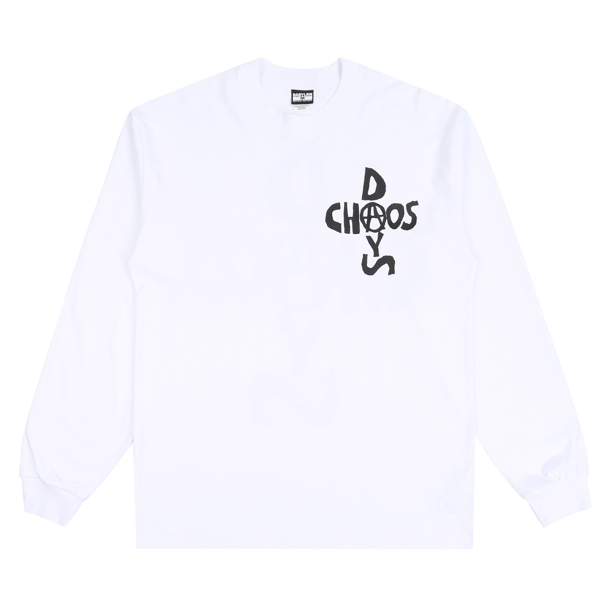 Chaos Days L/S T-Shirt - White product photo