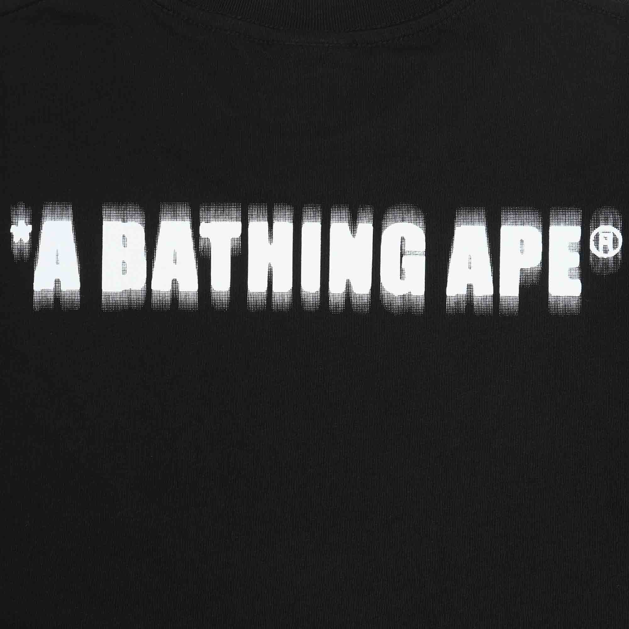 Pixel Ape Head Relaxed Fit T-Shirt - Black product photo