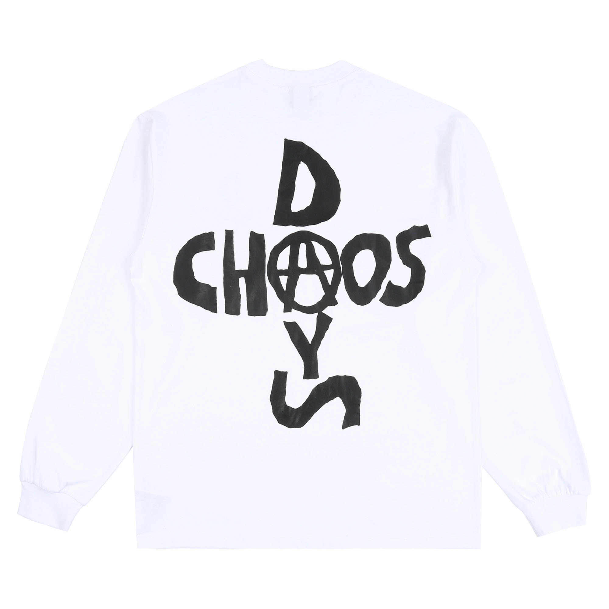 Chaos Days L/S T-Shirt - White product photo