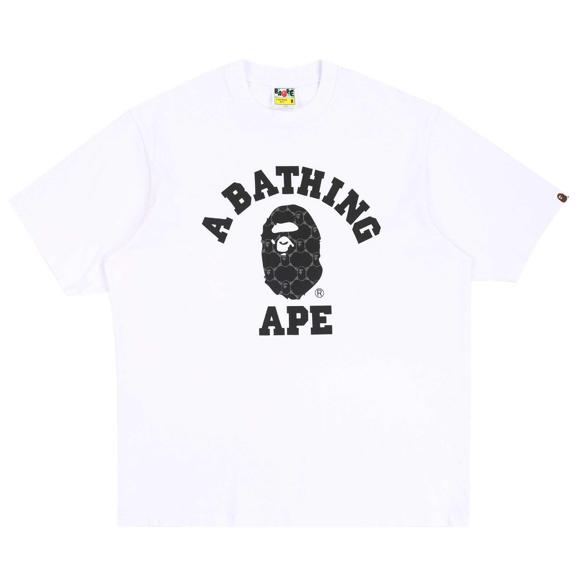 College Monogram Relaxed Fit T-Shirt - White product photo